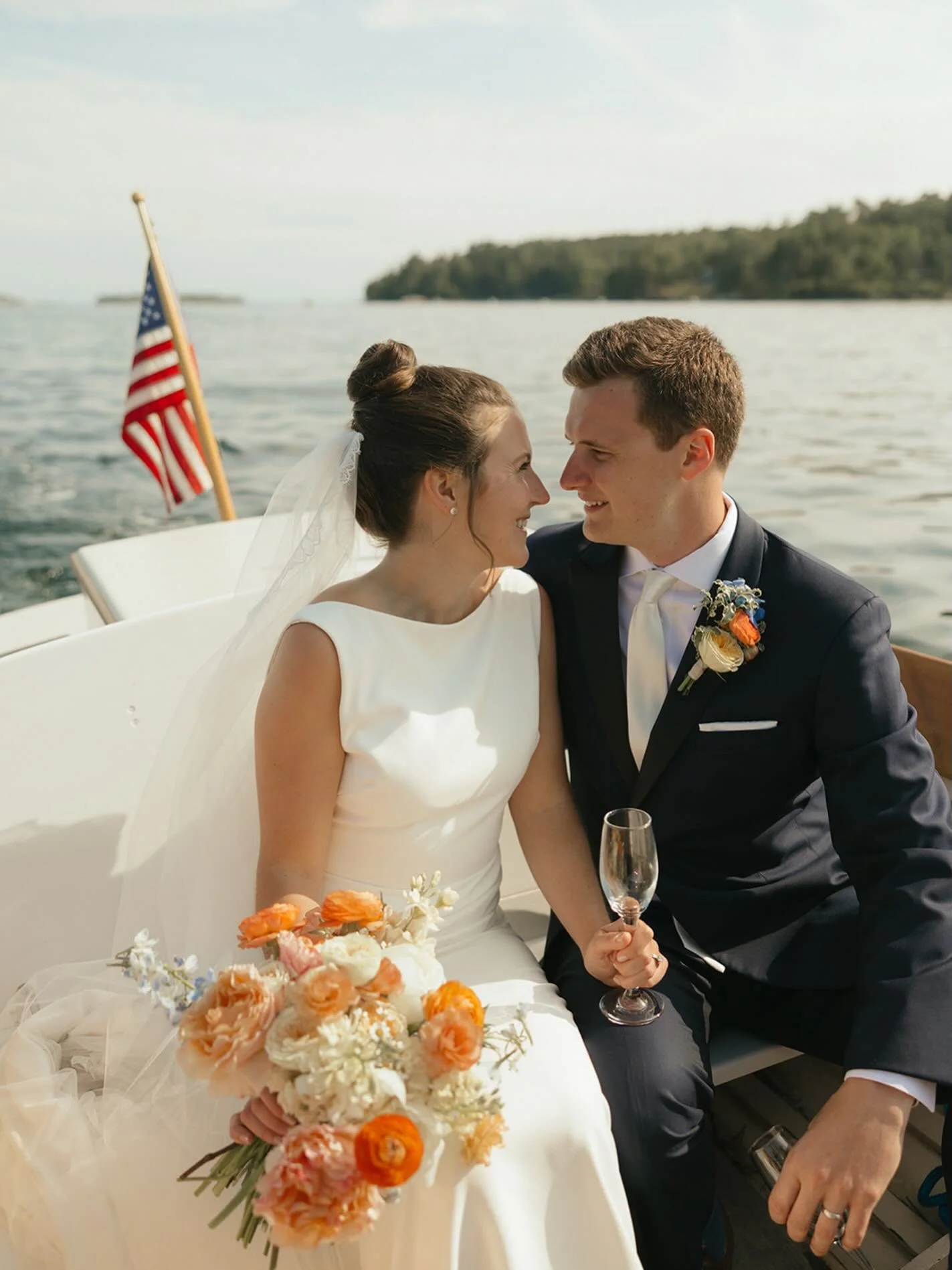 The wind, the water, and the start of everything.

Jenna and Evan said &ldquo;I do&rdquo; at Linekin Bay Resort in Booth Bay, surrounded by the ocean they grew up loving.

We filled their arrangements with our peonies and feverfew, grown here on the 