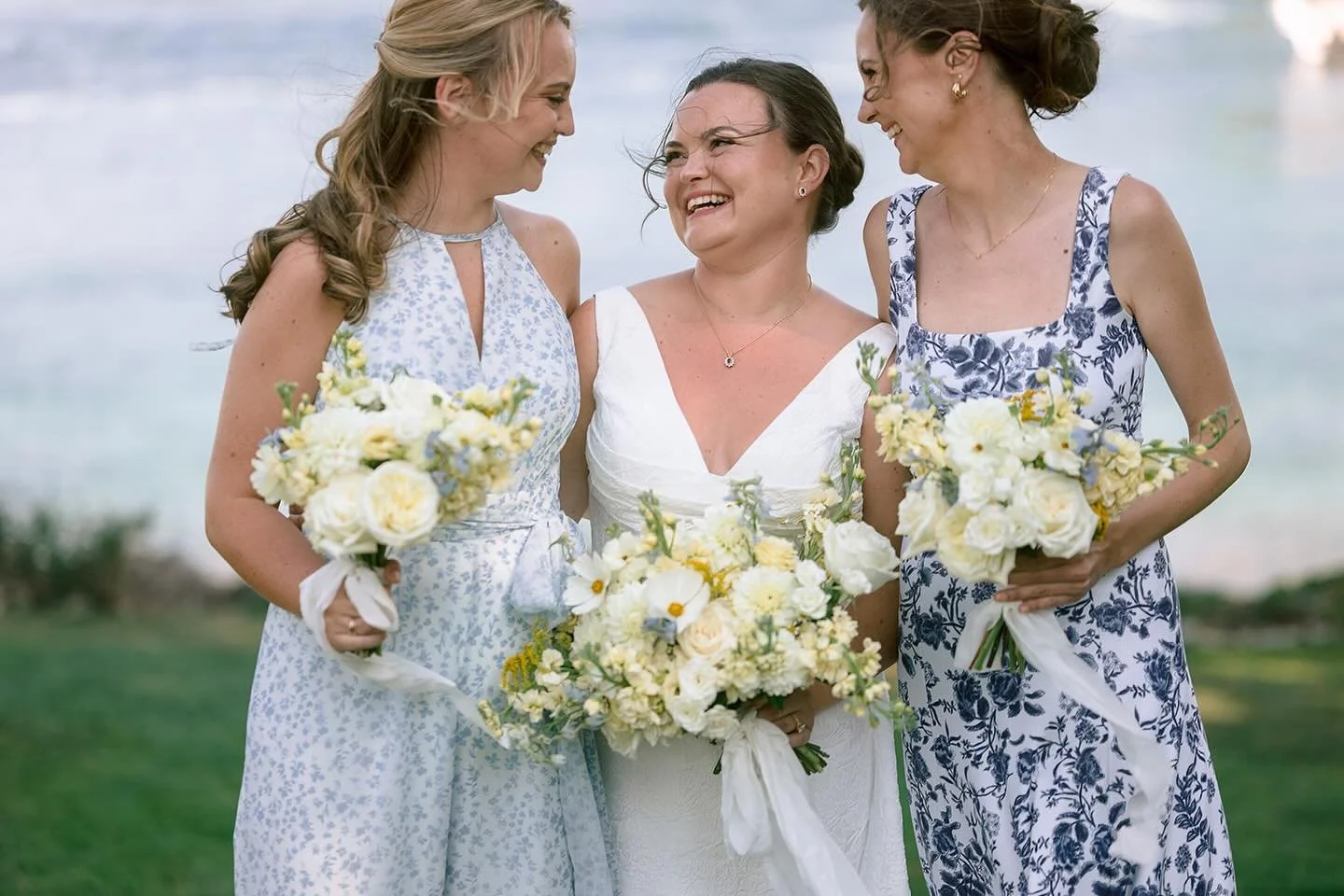 There is nothing better than watching a bride as sweet as Bridget have her perfect day. Surrounded by her girls, laughing in the ocean breeze, holding flowers that were grown and foraged just for her.

Every stem was chosen to capture the season so t