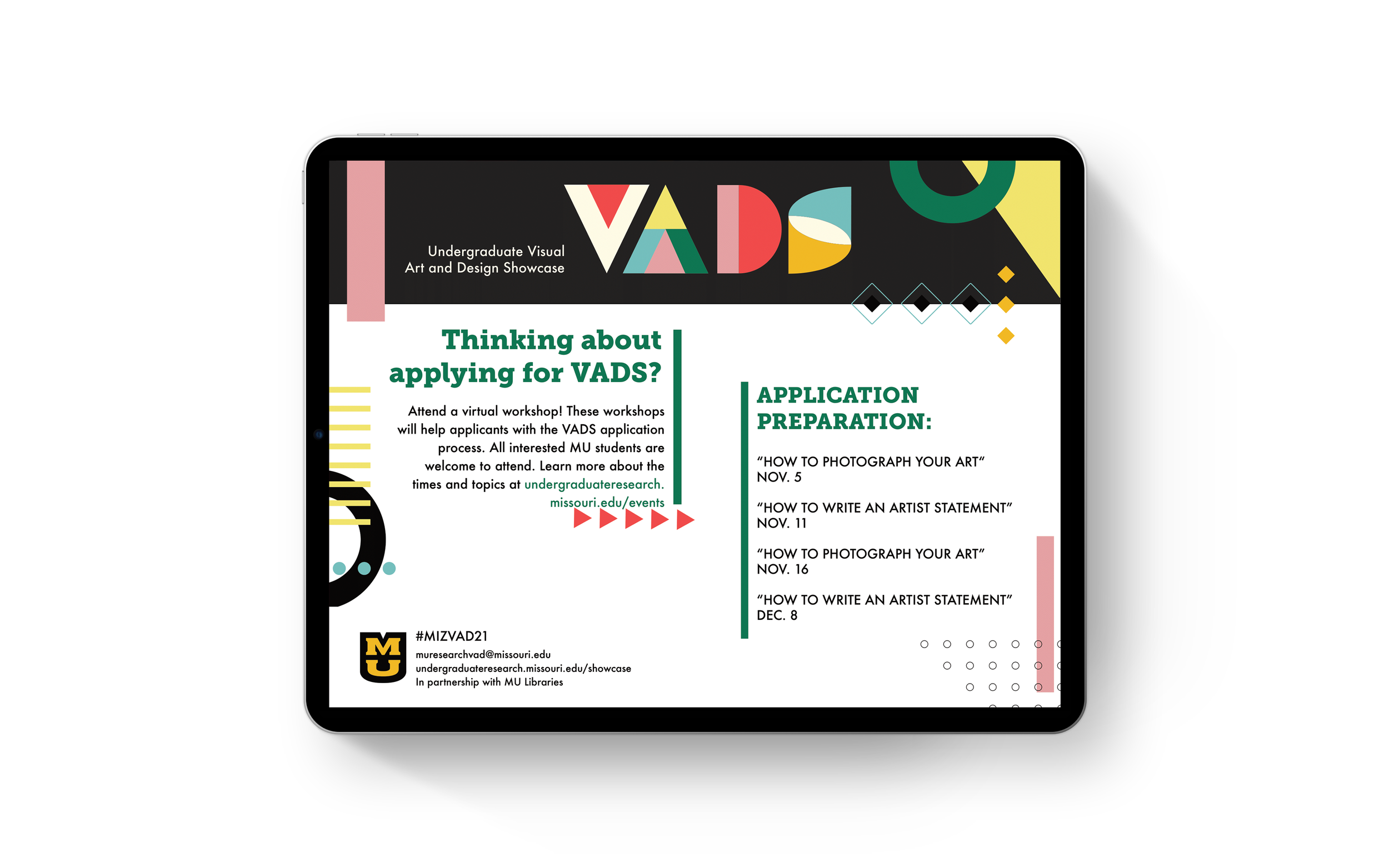 One of two LED screen displays that played on a loop in the student union.