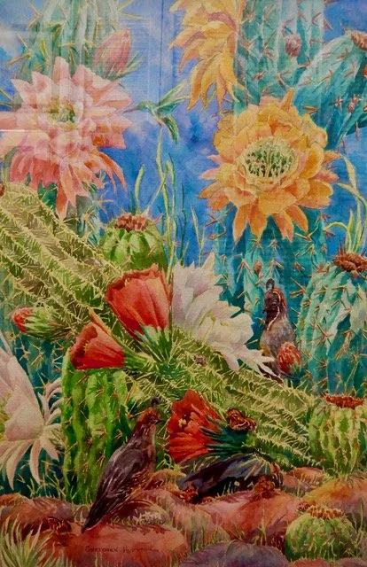 Bloom Time_watercolor_31x27