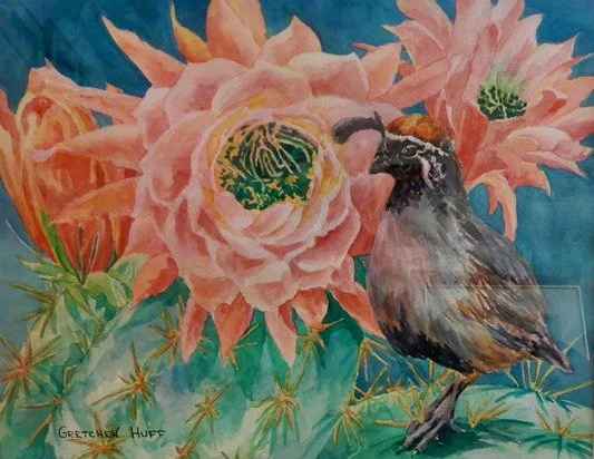 Gretchen Huff_FRAMED IN PINK_wc 16X20.jpg