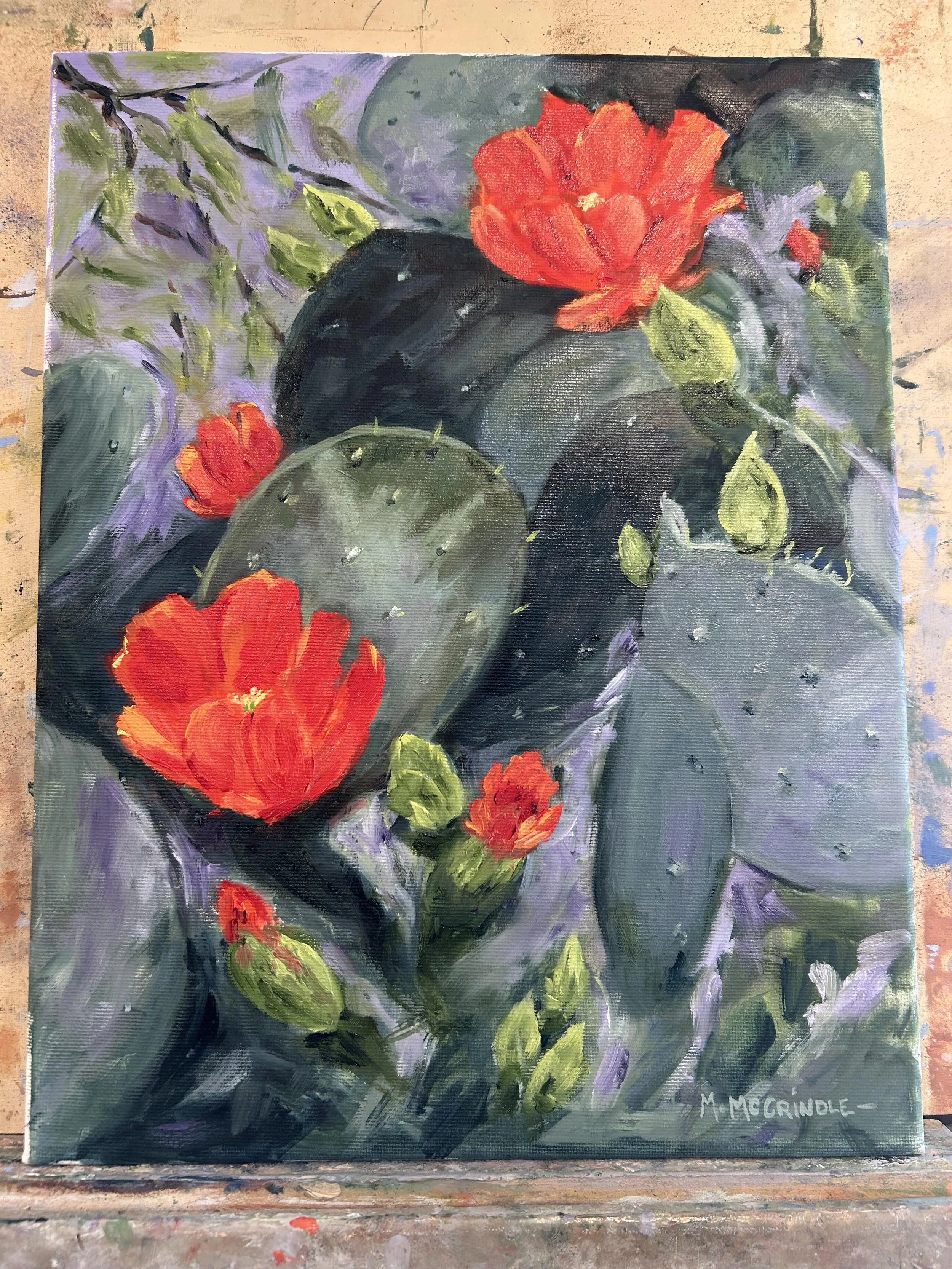 flowering prickly pear