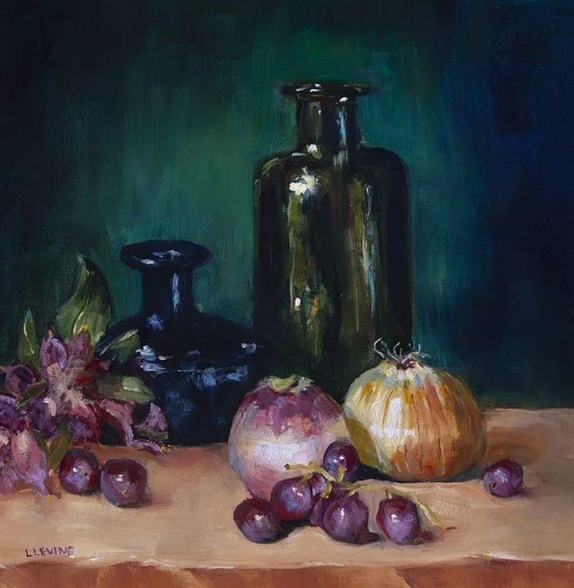 Linda Levine_Best Friends_oil_17x17