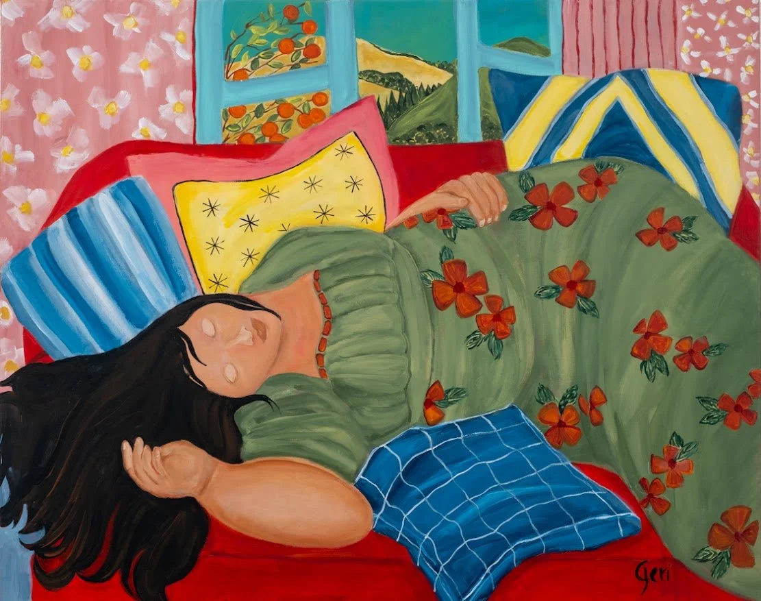 La Siesta Acrylic 24x30 canvas 