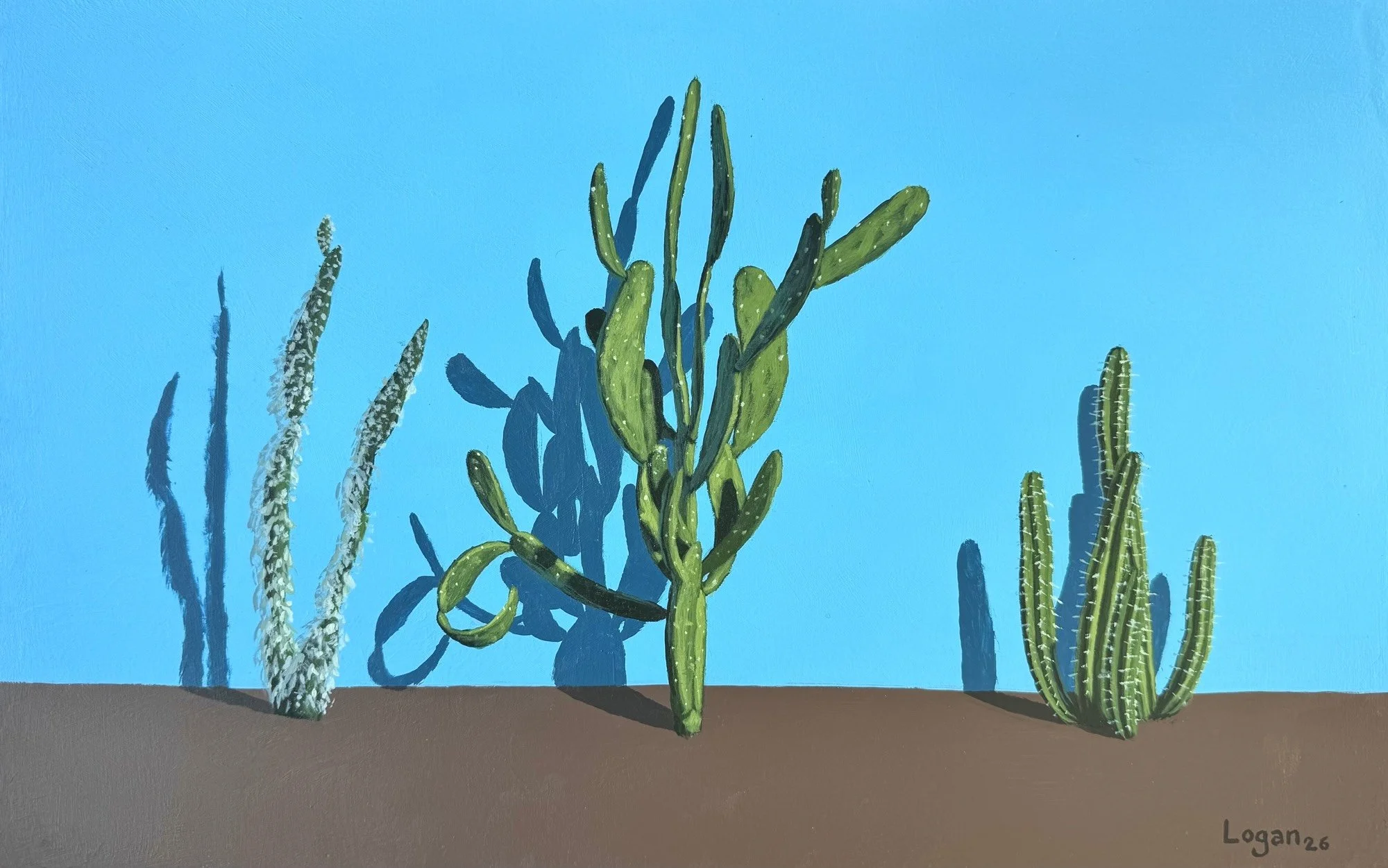 LoganKilgroe_Cactowall4-BigBlue_Acrylic_10”x16”