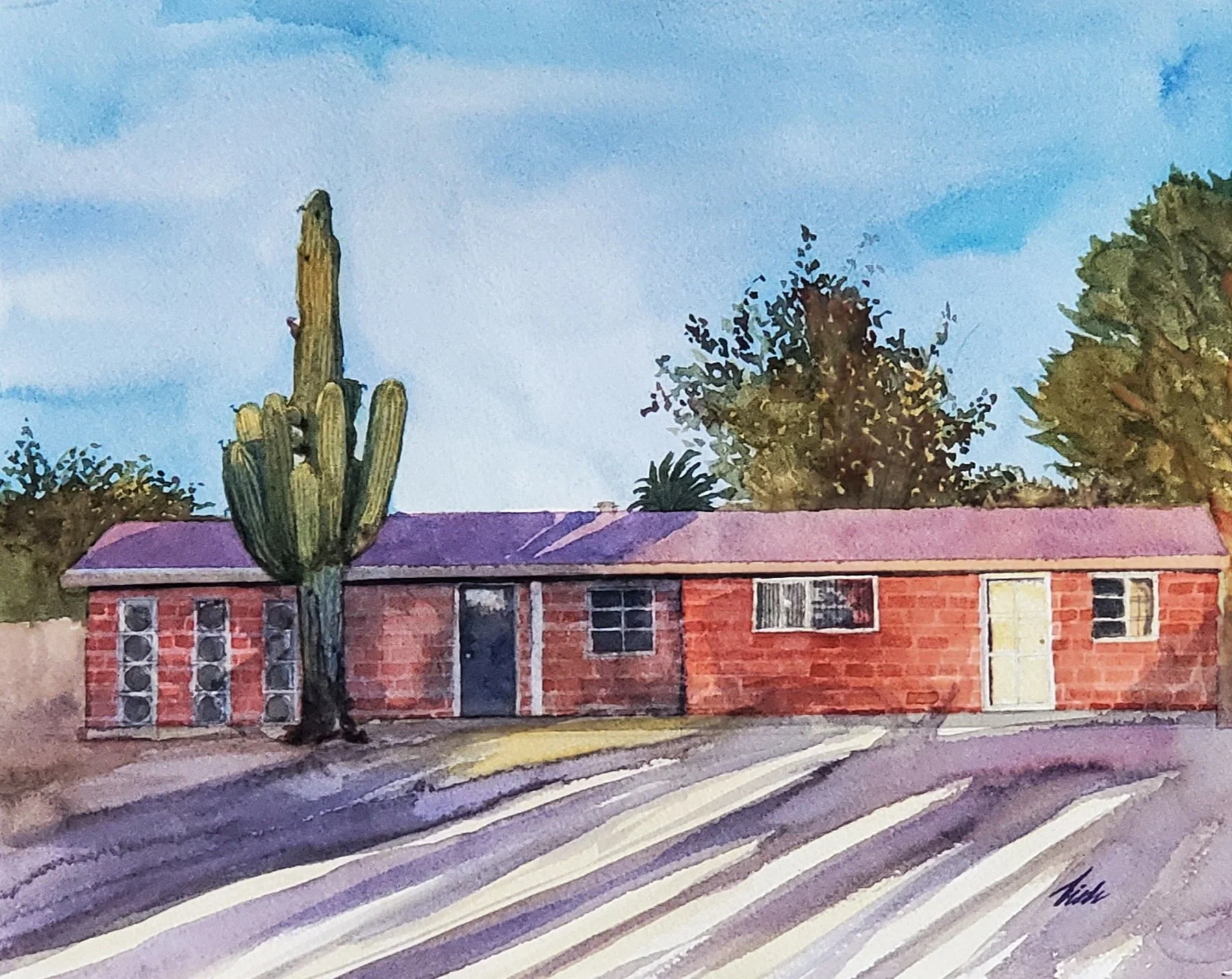 Timbhajjan_Dusk_watercolor_11X14