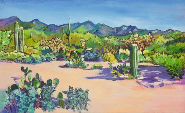 Bear Canyon Trail, Oil, 26 x 16