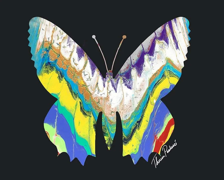 Prismatic Flight_Acrylic on Metal_24_ square