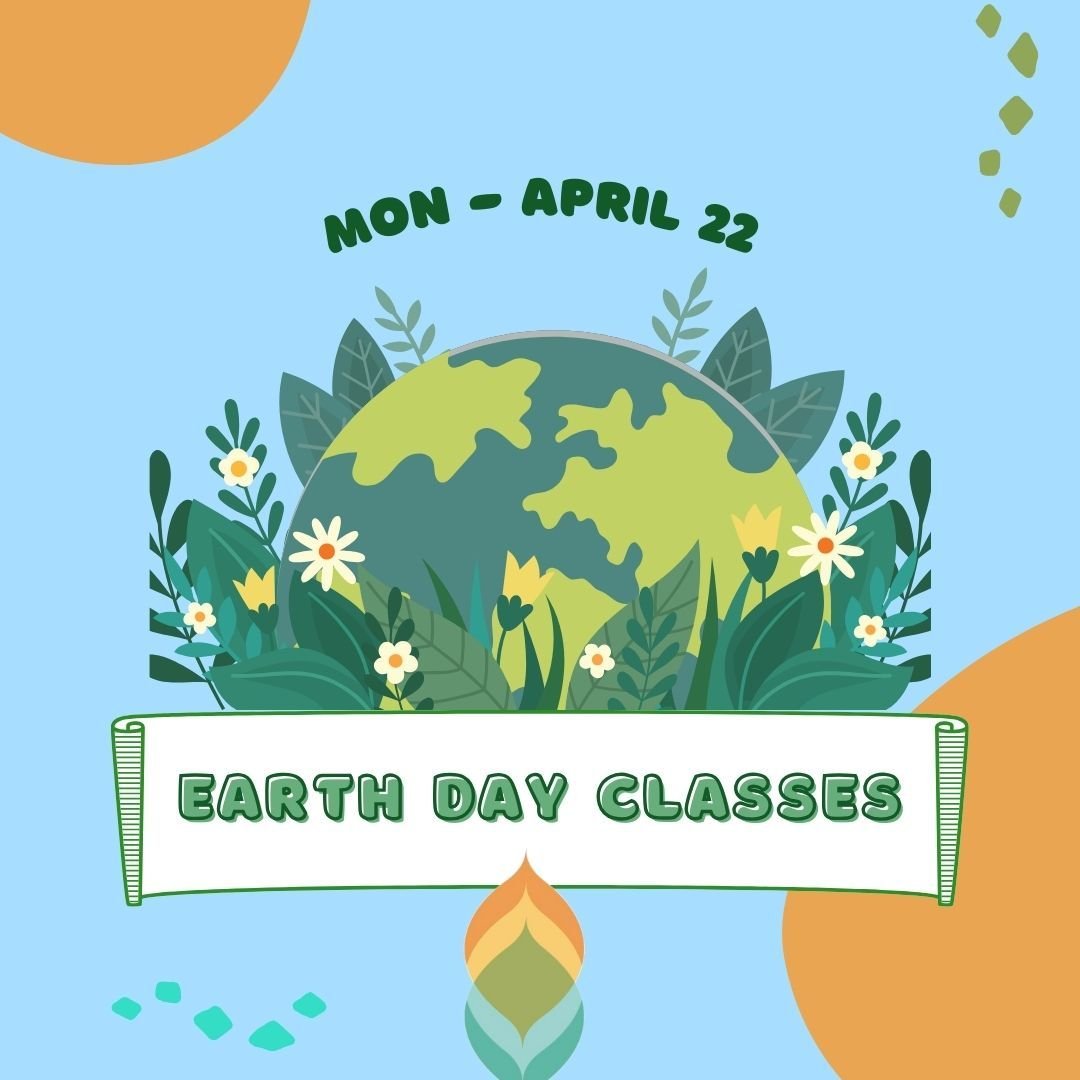 🌍 Join us Monday for special EARTH DAY 🌍 classes to honor, appreciate and connect to Mother Earth!
9:30am with Kim
Noon with Heidi
5:30pm with Jacyln
7pm with Kerisa