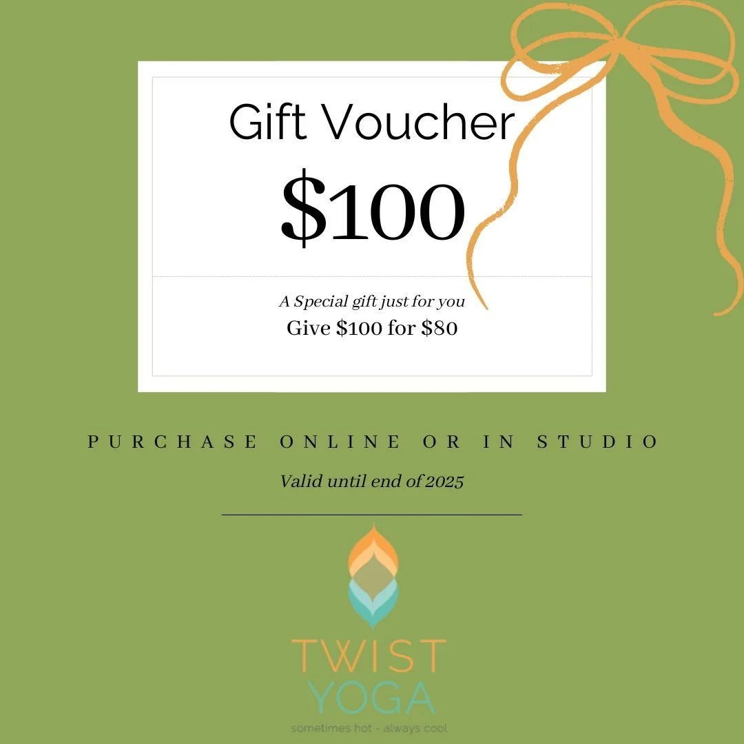 Gift a $100 gift card for ONLY $80!! Purchase online or in studio! Happy holidays, everybody!
