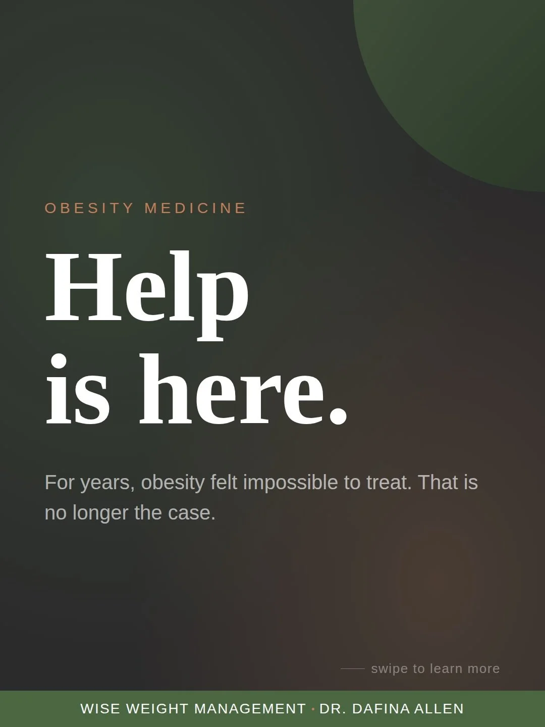For years, obesity was treated like a personal failure. You were told to eat less and move more &mdash; and when that did not work, you were left to figure it out alone.

That is not your story anymore.

Obesity is a medical condition. It responds to