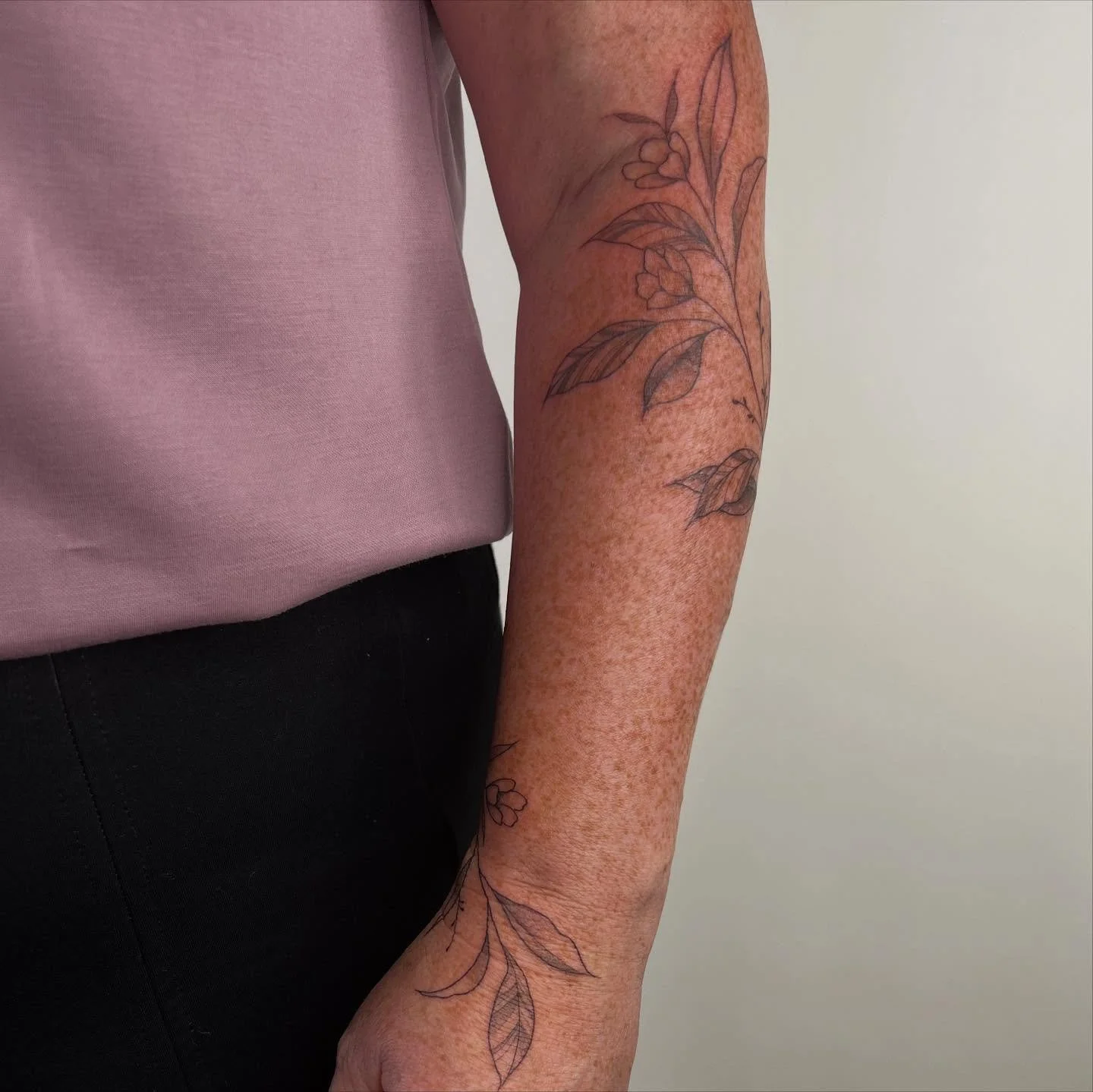 Freehand floral wrap for Joanna, thanks for this one !