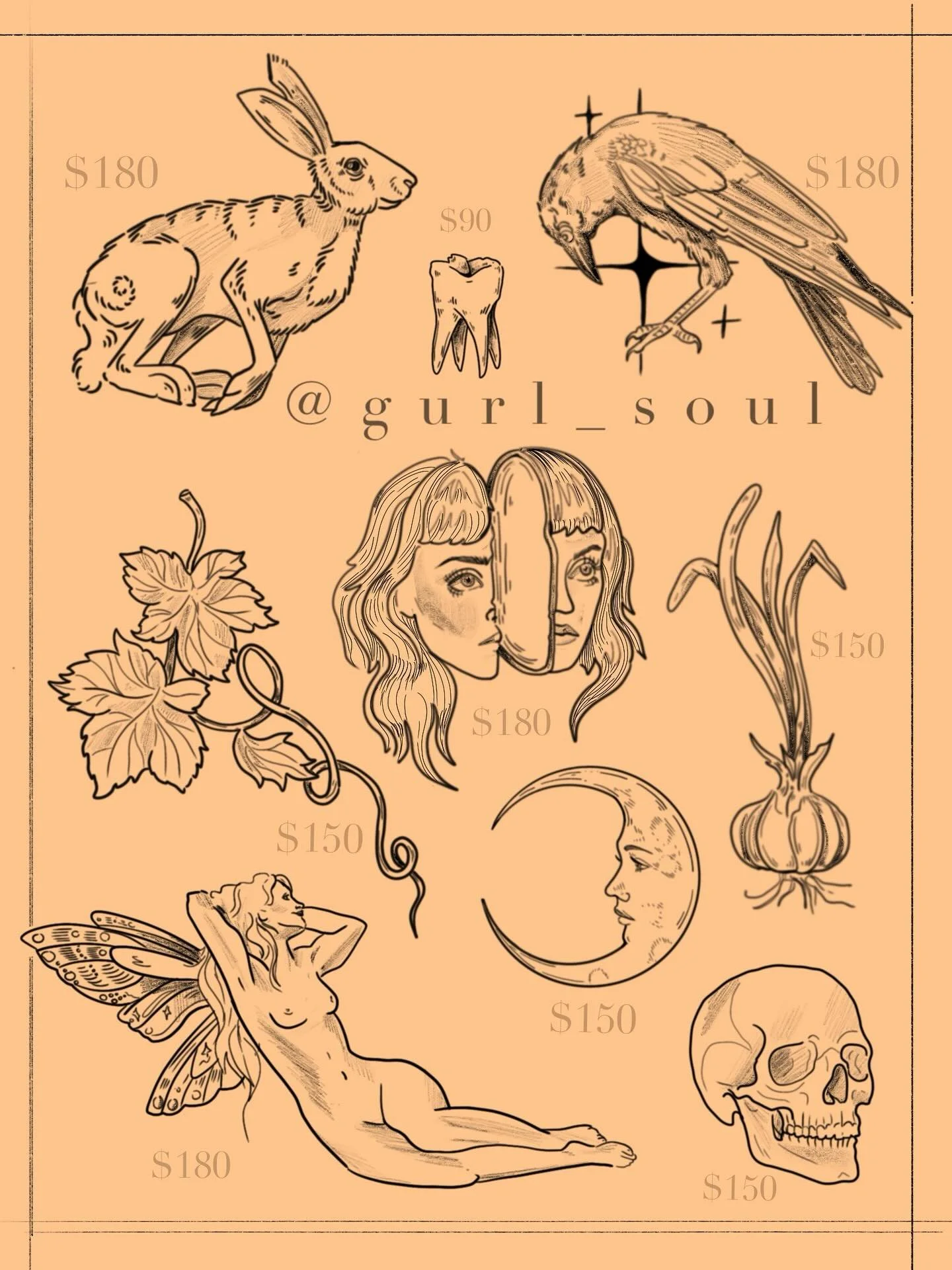 HALLOWEEN FLASH DROP !!! 🎃🧛🌛🦇🌚🪾 

🎃

The last slide in this post shows my availability for the 29th and 30th. If you&rsquo;d like to book in DM ME 🎃 include a screenshot of the design ( or designs ) you&rsquo;d like to get, and the day and ti