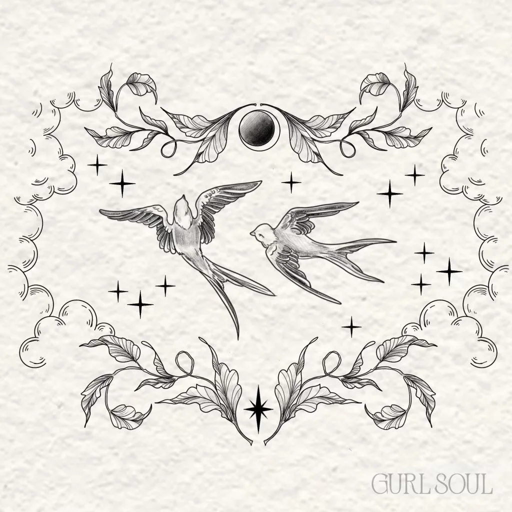 FLASH DROP ❄️ my books open tomorrow at 6pm. These designs are up for grabs. I love tattooing my flash designs but I&rsquo;m always up for custom designs as well.

❄️ if you&rsquo;d like to book a tattoo with me for Jan &amp; Feb 2026 you can fill ou