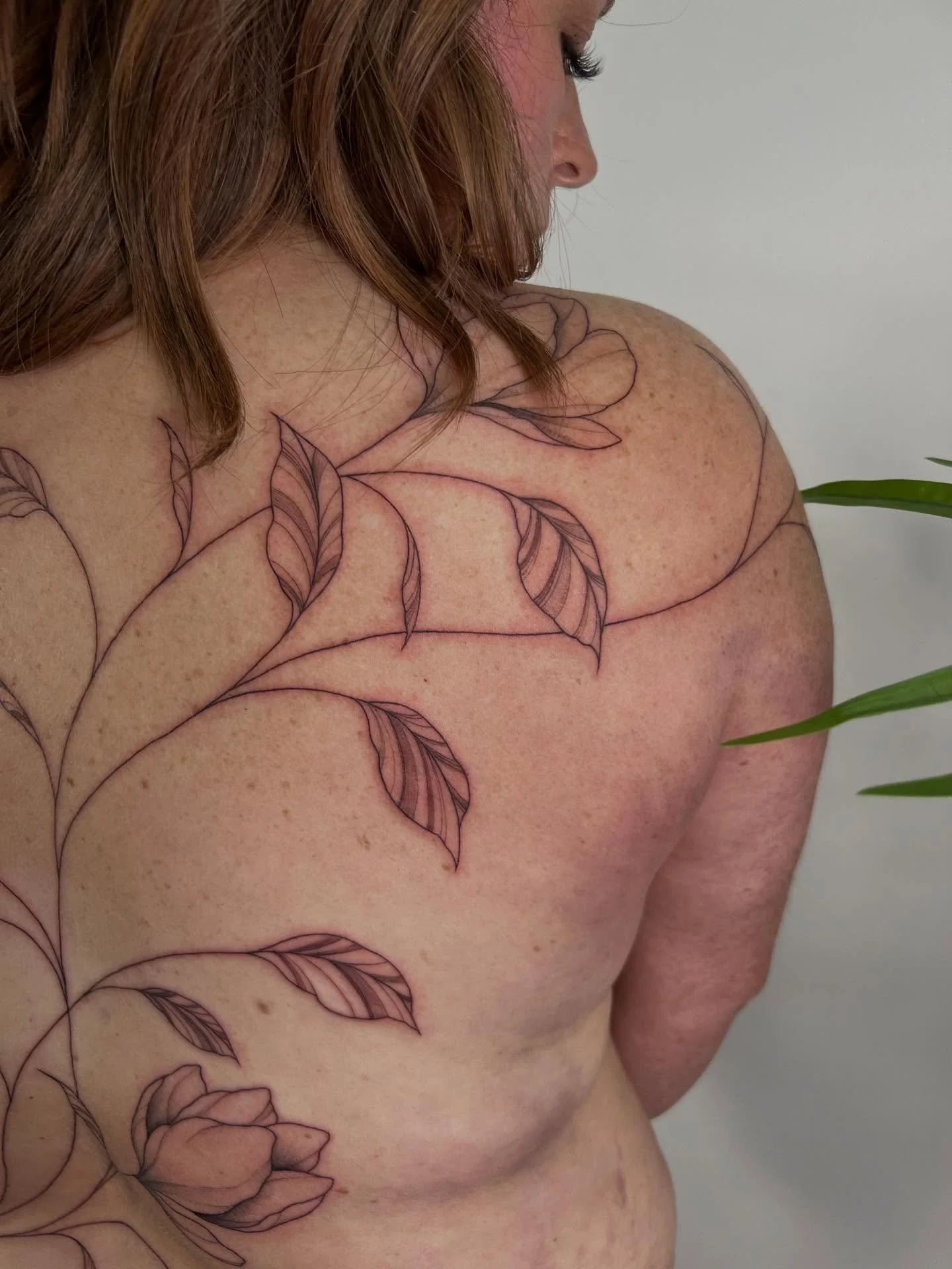 Freehand back piece for Amber, thank you so much for trusting me with another large piece! Was super fun to do this one.