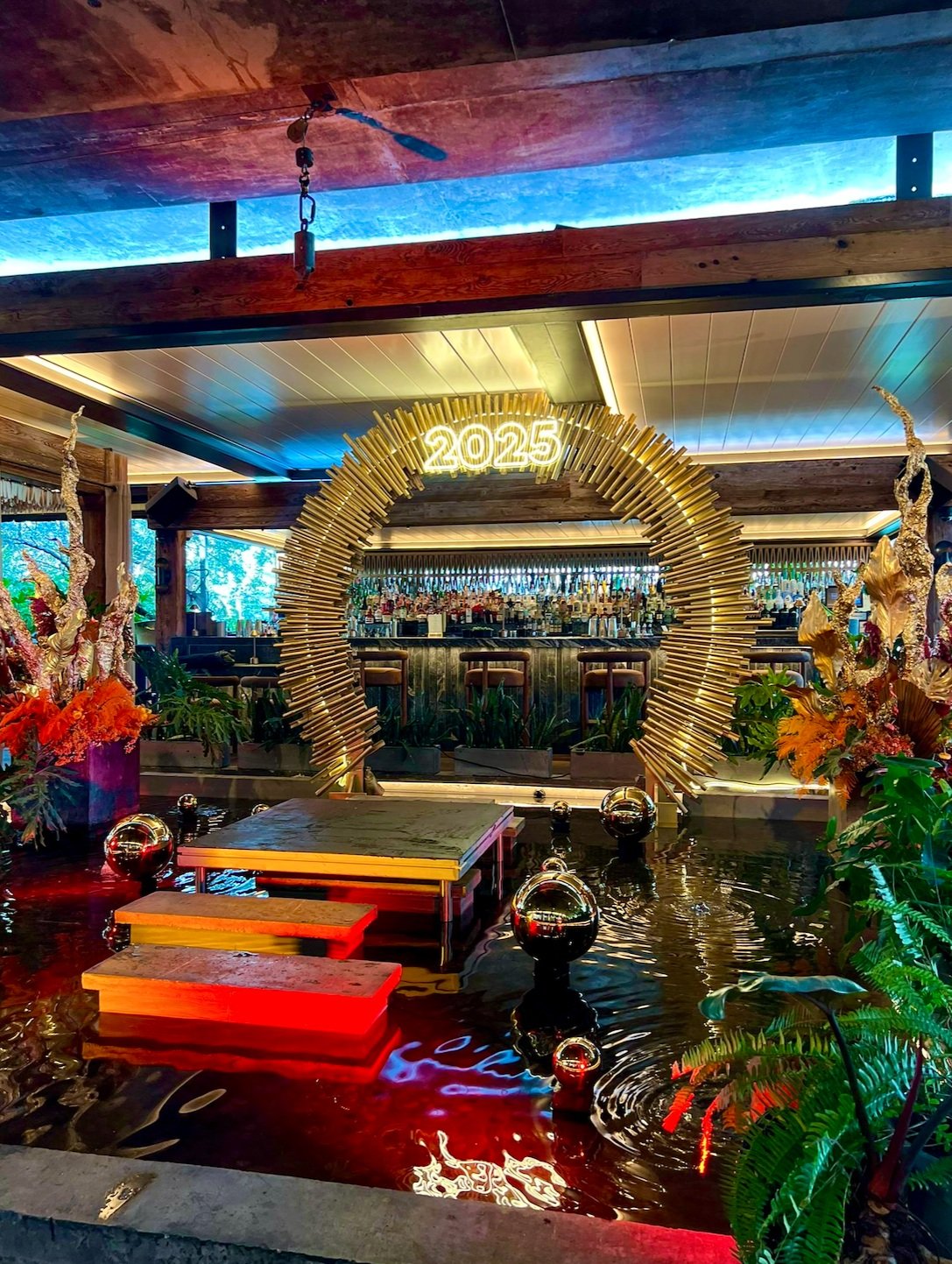 New Years 2025 at Mila, Miami Beach | Freelance Creative Producer with The Flower Atelier