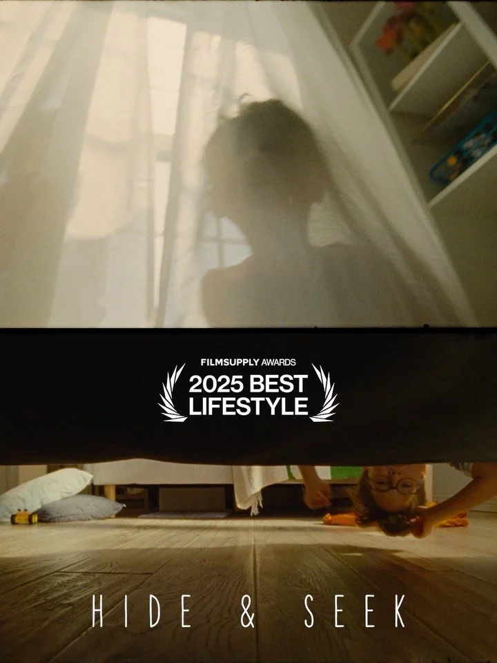 🥲 I received Best Lifestyle Footage for the @filmsupply Awards.

If you swipe to slide four, you&rsquo;ll see why this means so much to me. The footage from Hide &amp; Seek came from play, curiosity, and a deep desire to follow a feeling &ndash; not