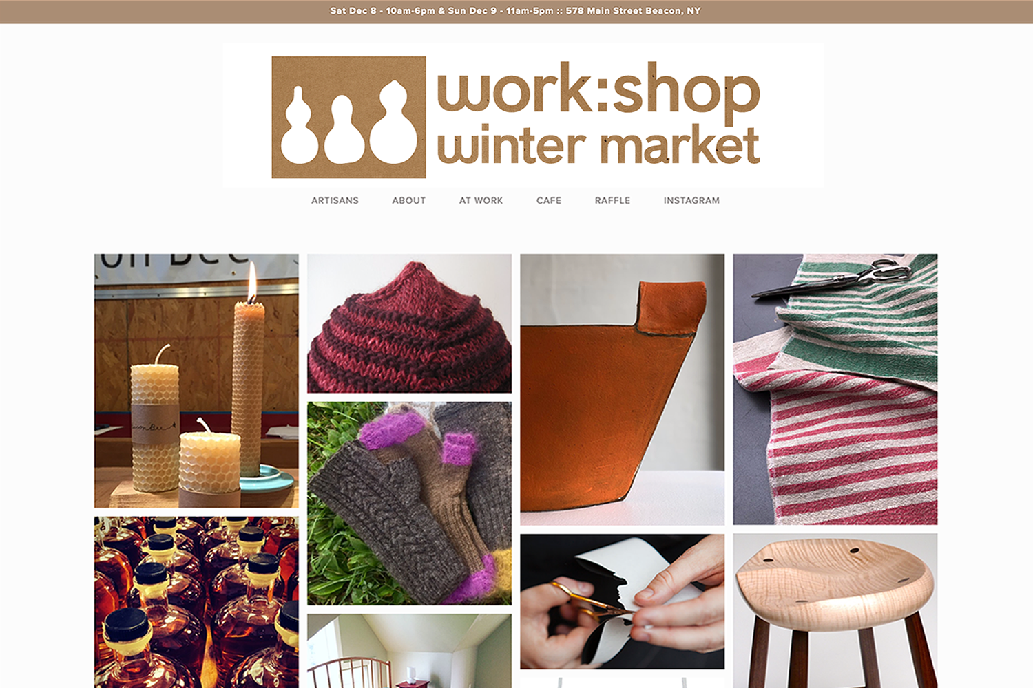 Maker's Market website