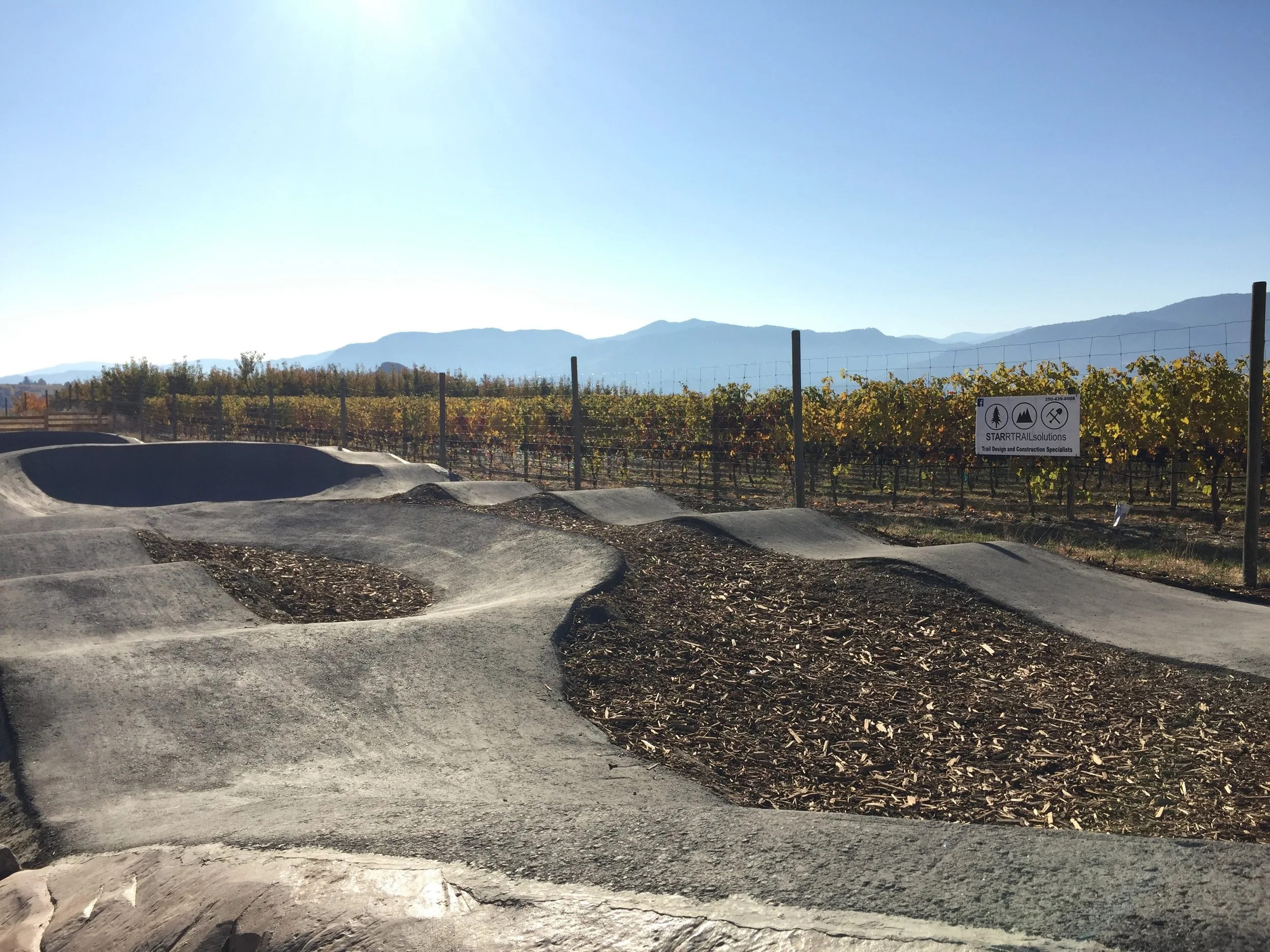 Pump Track Builders BC build asphalt pump track