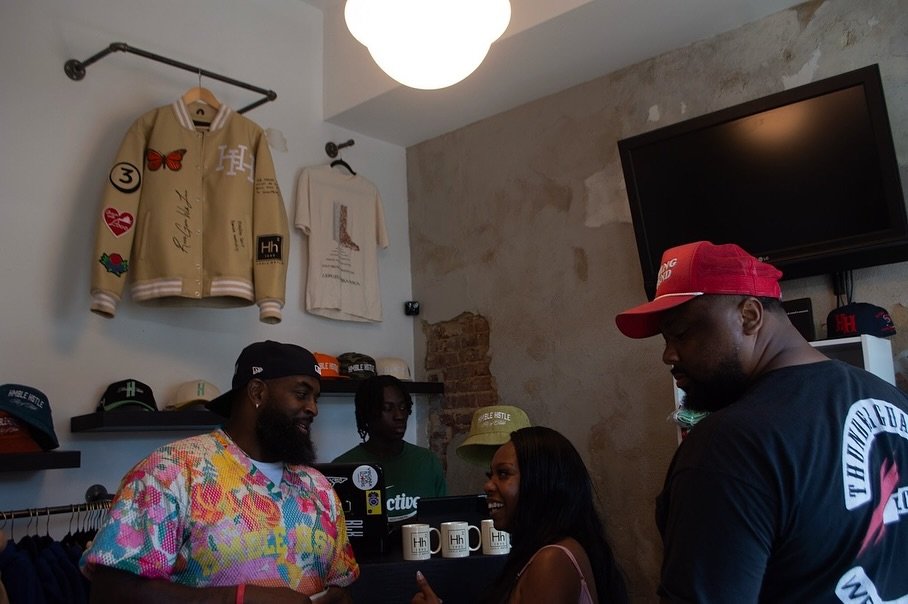 It feels good to be back&hellip; in the shop, doing pop ups, and with new styles and some all time favorites🔥

Explore our website now &amp; turn on post notifications to keep up with restocks and new drops! 

#hmblehstleclothing #hmblehstle