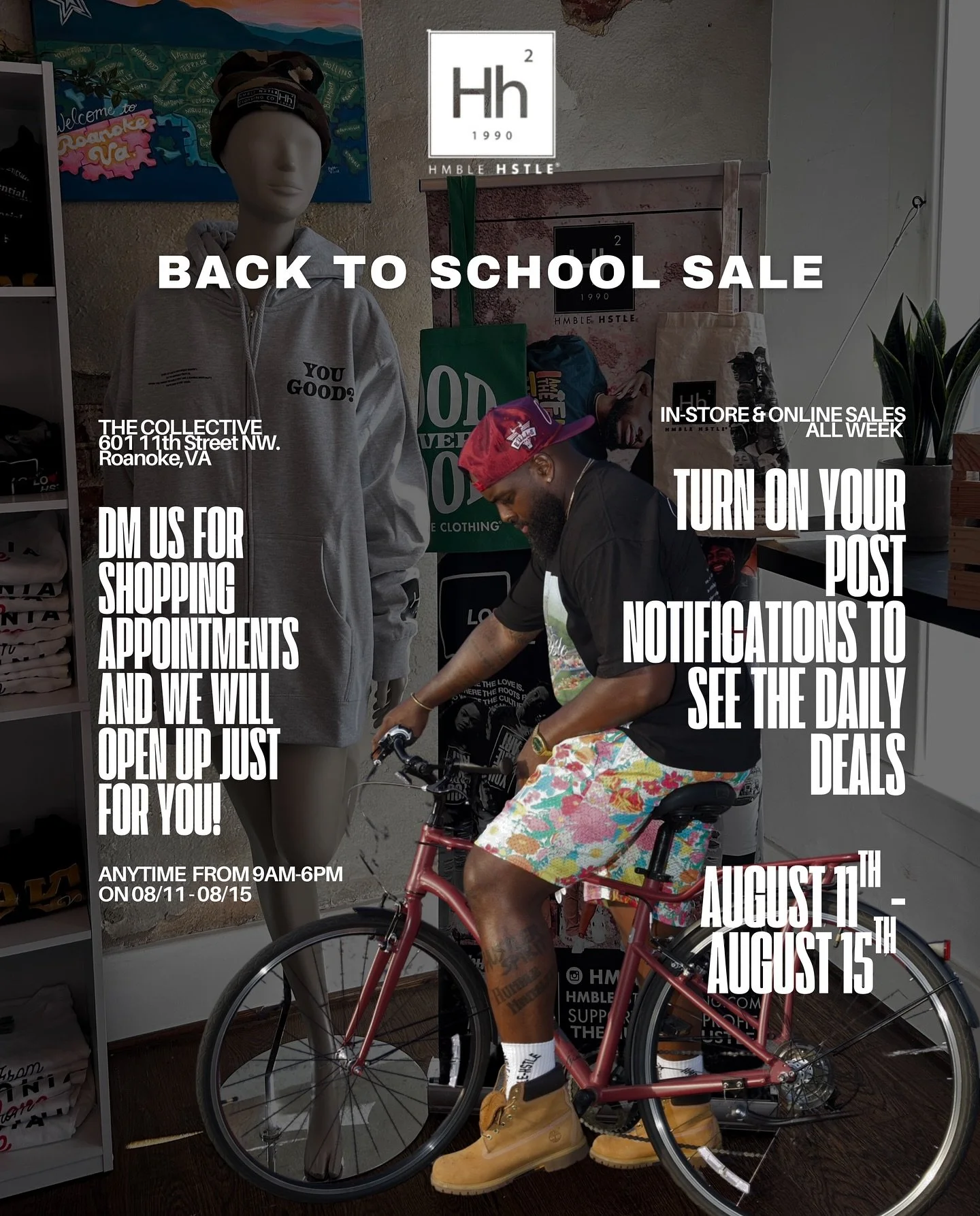 📚✏️ Back-to-School = Back to the Hustle 🏁

We&rsquo;re kicking off a full week of deals &mdash; starting TODAY with 20% OFF your entire order when you use code HSTLESZN20 at checkout 🔥

⚡️ Every day = a new deal

Turn on your post notifications so