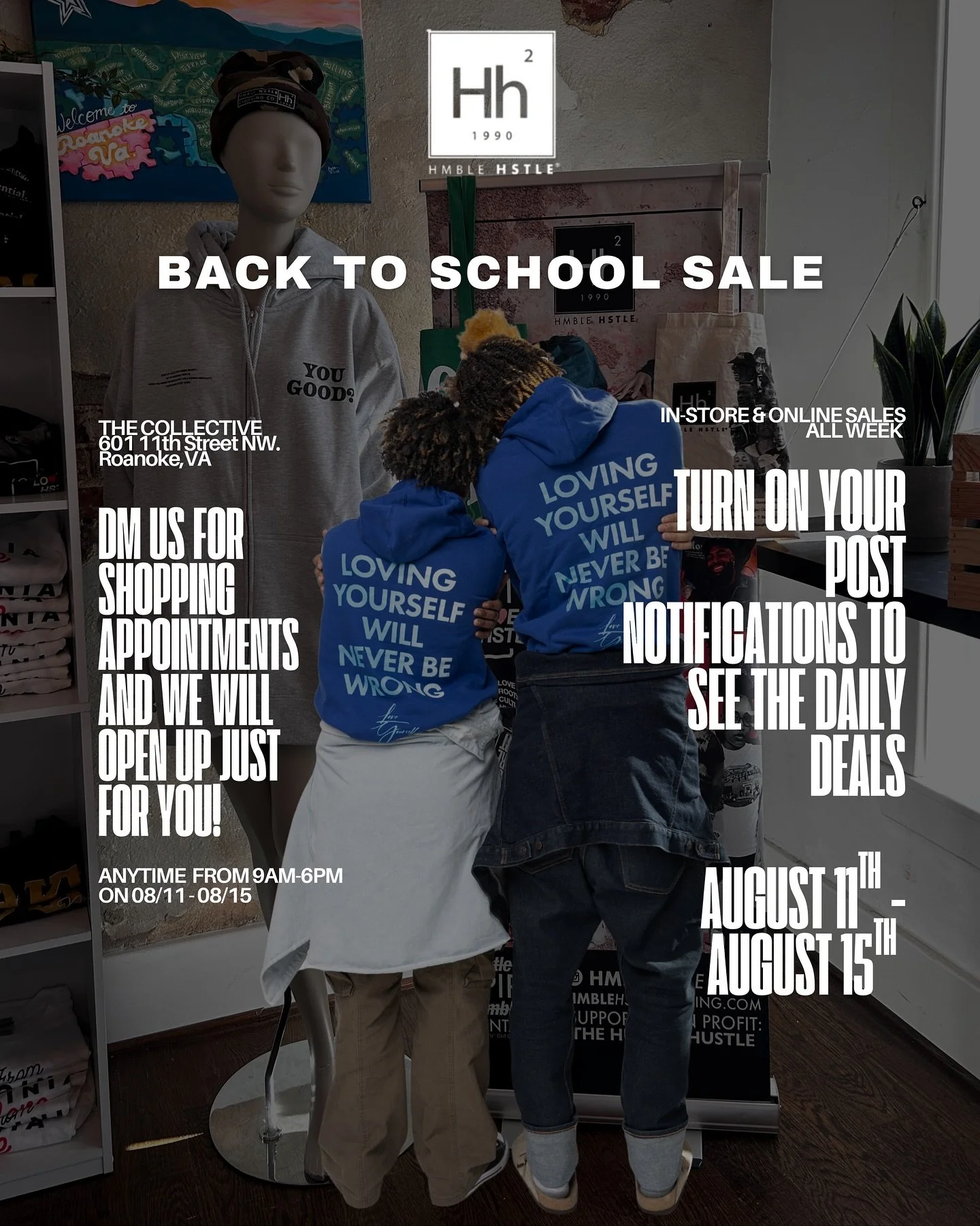 Back-To-HSTLE: $25 Love Yourself Hoodie Friday Deal!🔥📚

Back-to-school season isn&rsquo;t just about books &amp; backpacks &mdash; it&rsquo;s about carrying the right mindset. Start the year wrapped in a reminder that matters: Love Yourself! 

Toda