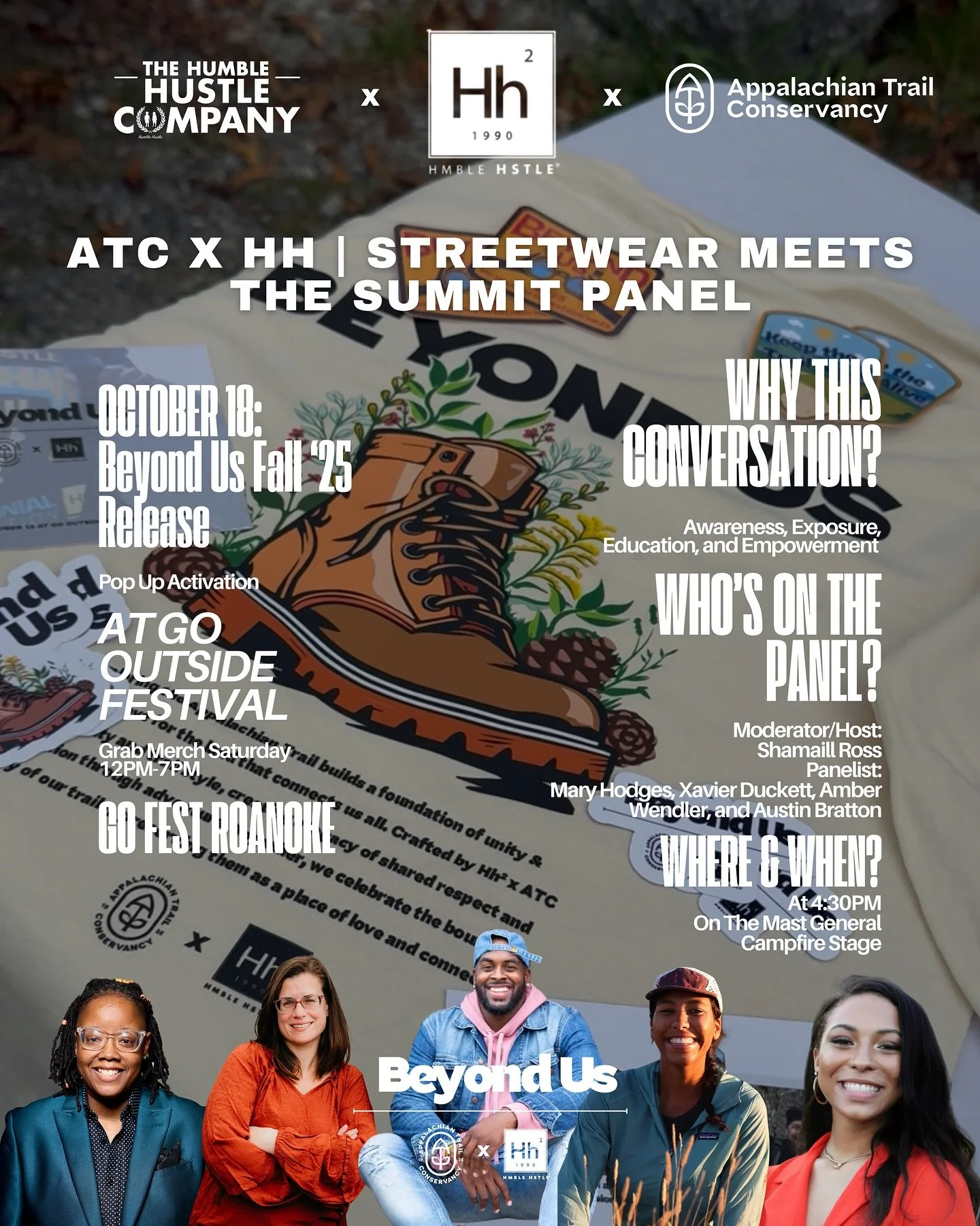 Join us at Go Fest this Saturday! 🌄

We&rsquo;re excited to debut the Beyond Us Fall &lsquo;25 Collection in collaboration with the Appalachian Trail Conservancy &mdash; a partnership rooted in unity, legacy, and community impact!

✨ Stop by our pop