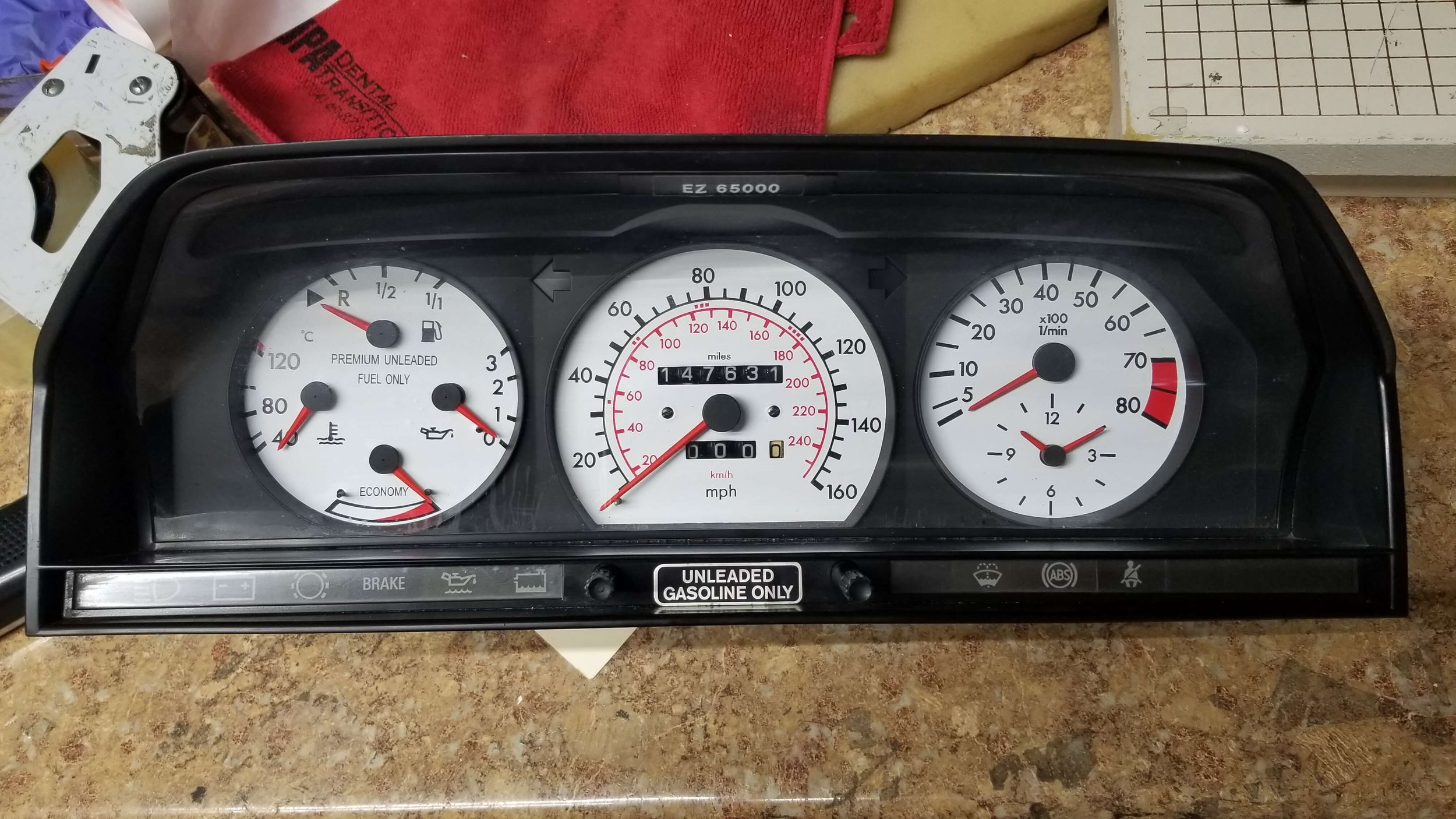 Changed Dial Faces, repaired odometer, painted needles