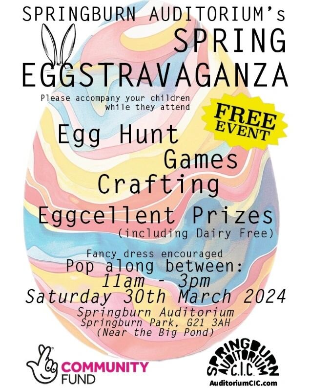 Are you ready for our Spring Eggstravaganza? 🌷🐣 Join our free event full of fun games, egg scavenger hunts, crafting for children, and eggcellent prices (including dairy free items). If you fancy, you are also very welcome to dress up. 🐰✨ 

The ev