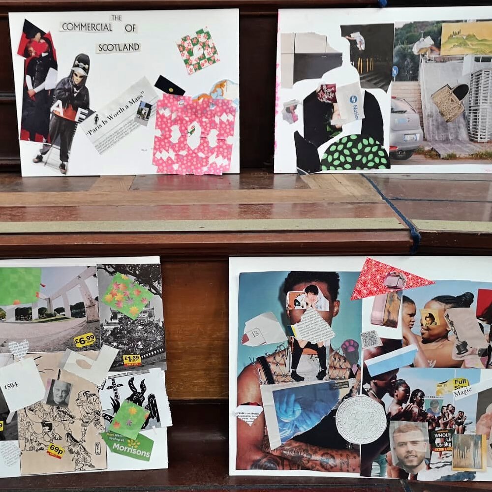 Here are some pieces from our recent collage-making workshop. We will be having another one on April 17th. Suitable for 16+