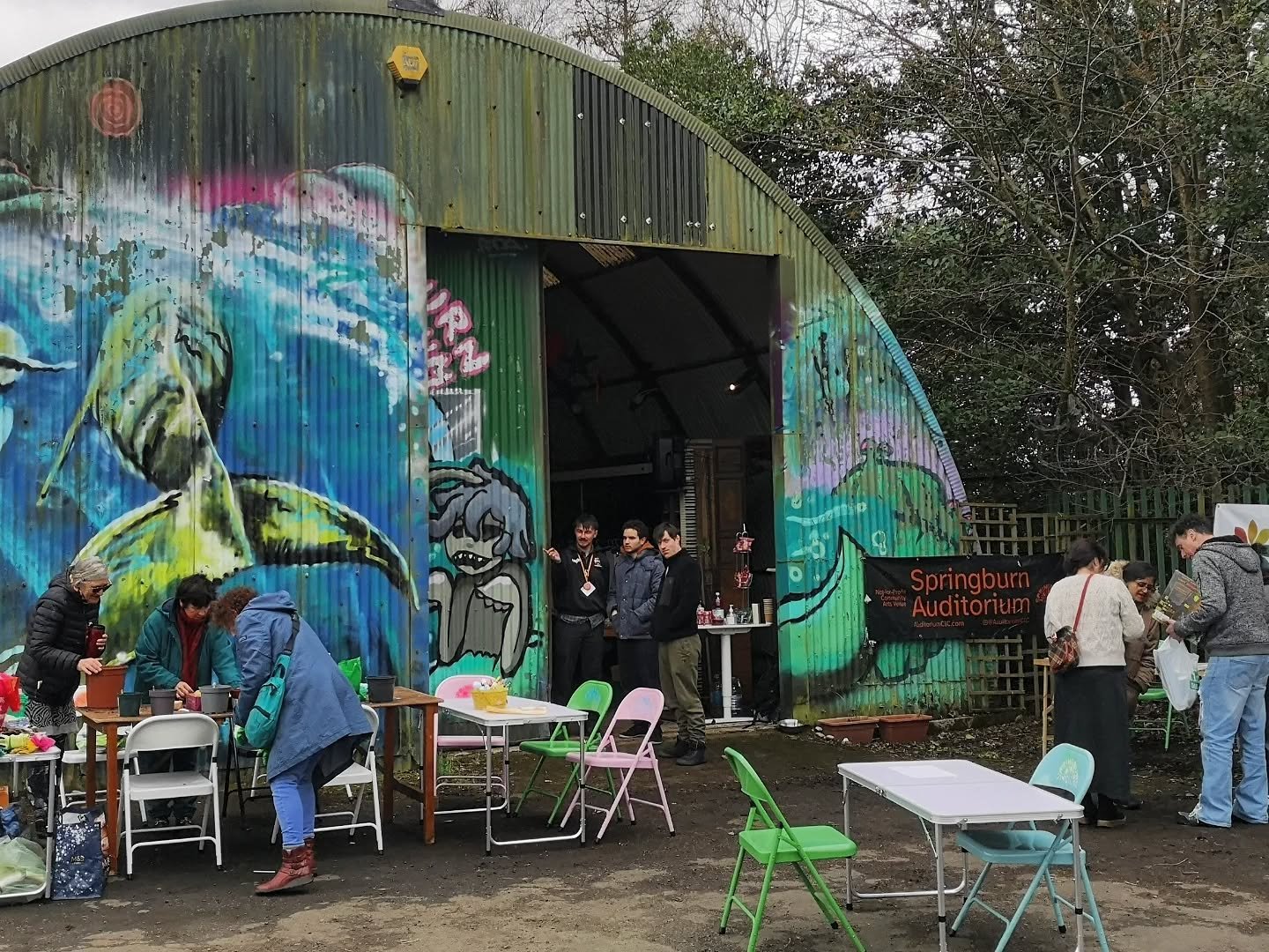 We'll be open this Sunday (26th April) from 13:00 - 16:00 for cakes, snacks, hot &amp; cold drinks, and a blether. During these hours, we'll also be hosting our Sew You Can! with @nickimh.costume, a free drop-in sewing class focused on skill-share an