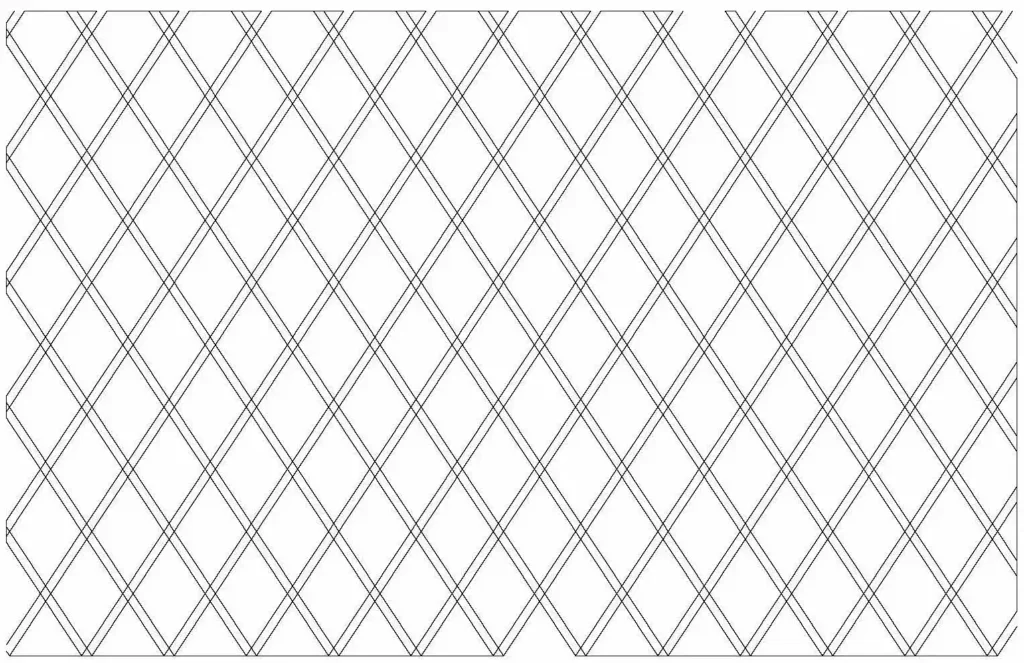 Vertical Double Diamond - Large