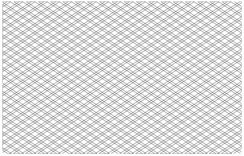 Horizontal Double Diamond - Small