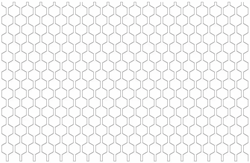 Vertical Hexagon - Large