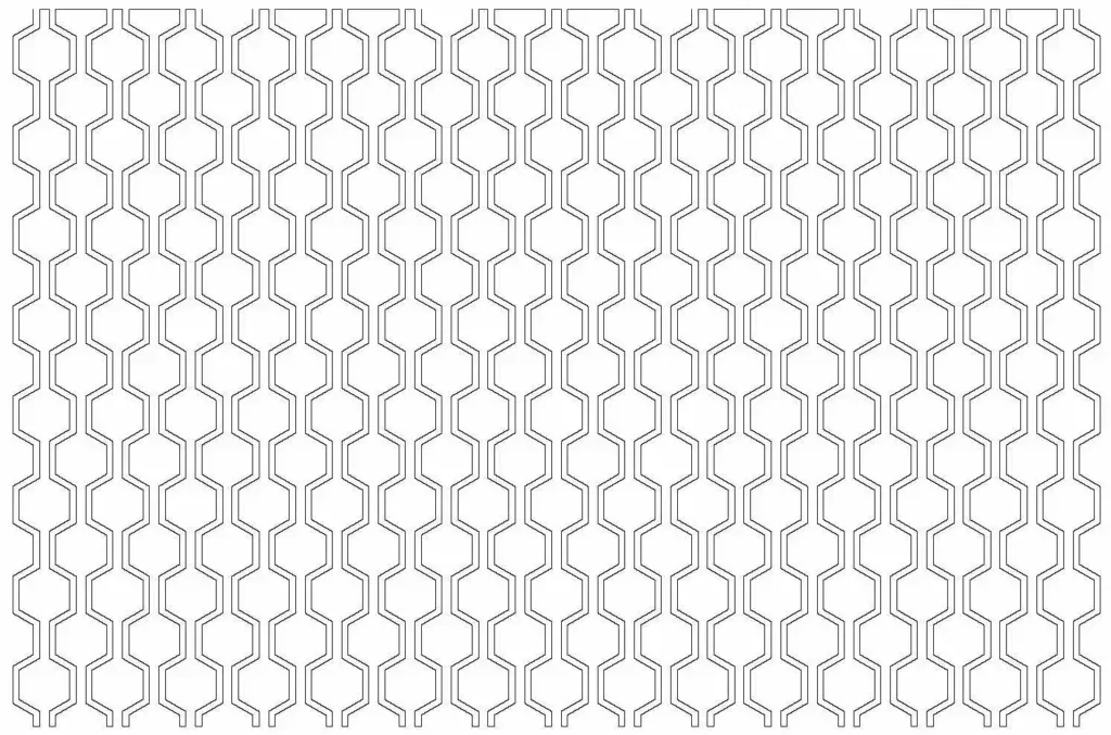 Vertical Hex Chain - Large