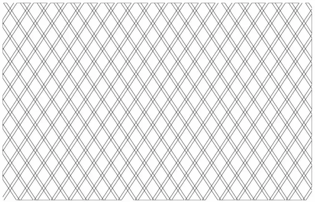 Vertical Double Diamond - Medium