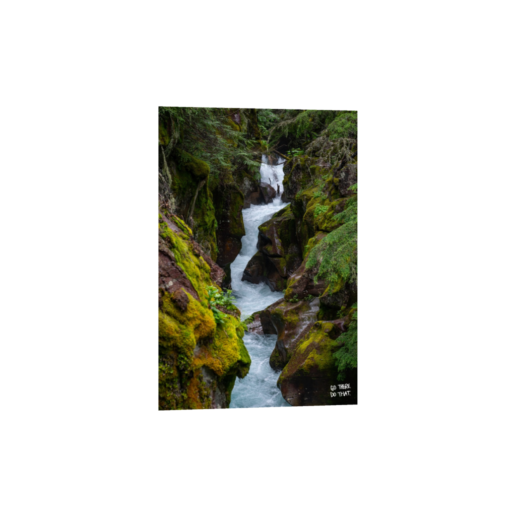 Trail of the Cedars Waterfall in Glacier