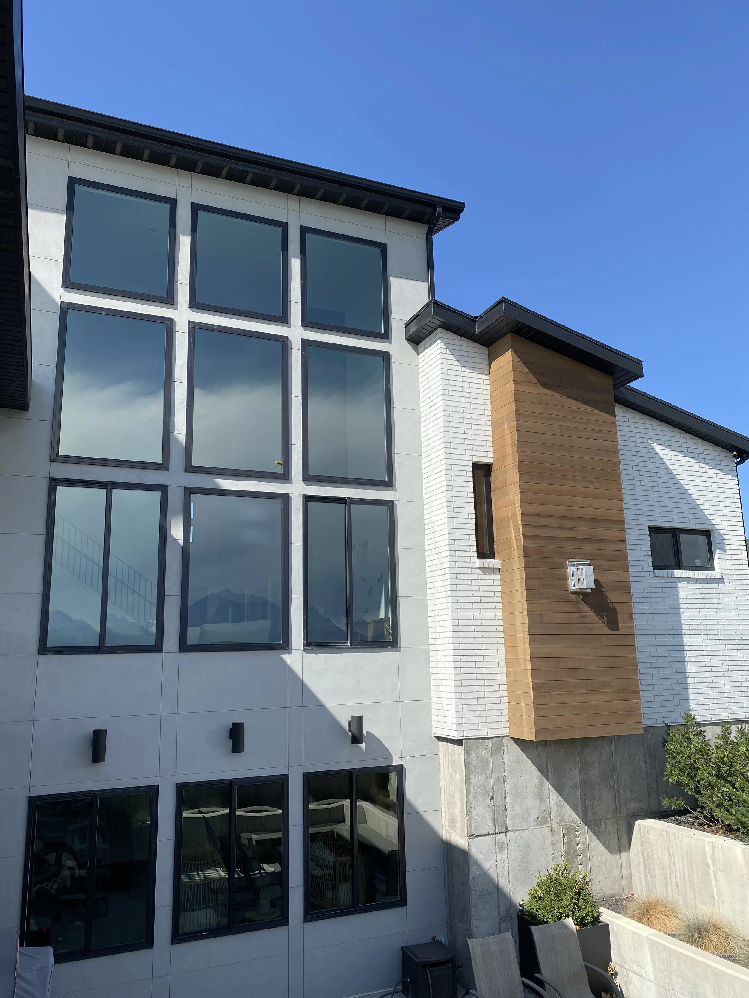 Stunning residential windows cleaned to perfection, adding brilliance and freshness to the home.