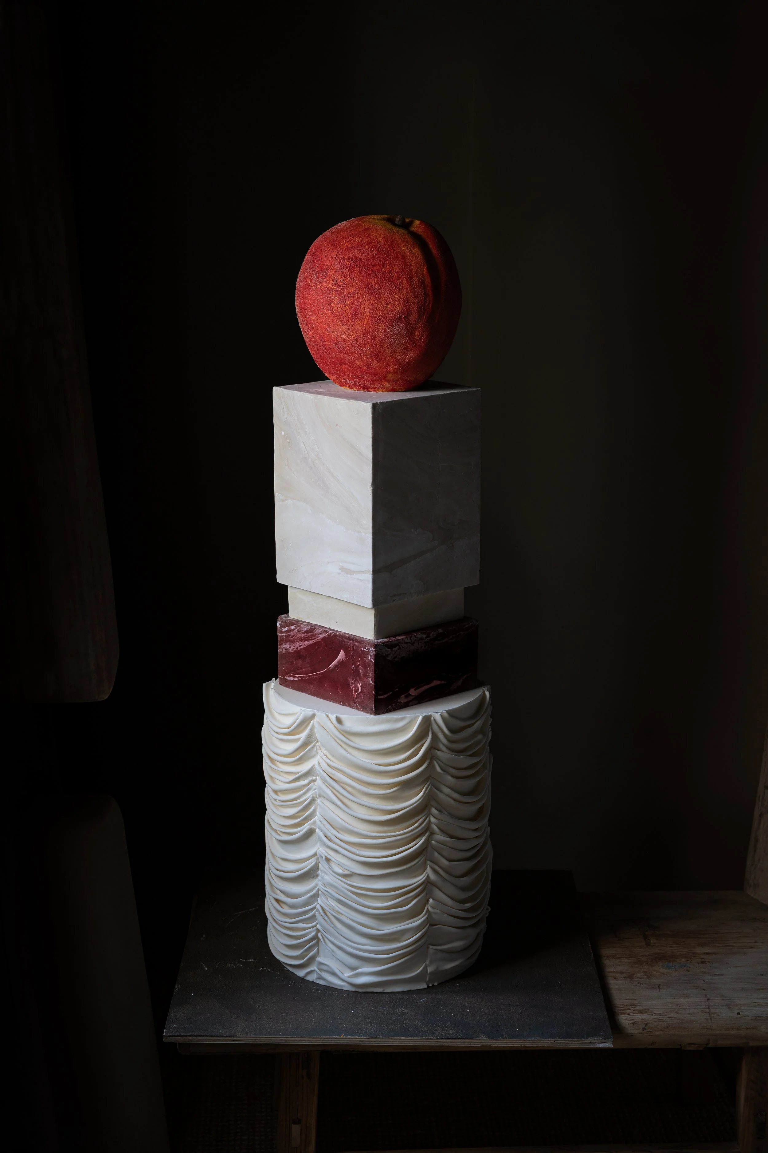 tall wedding cake