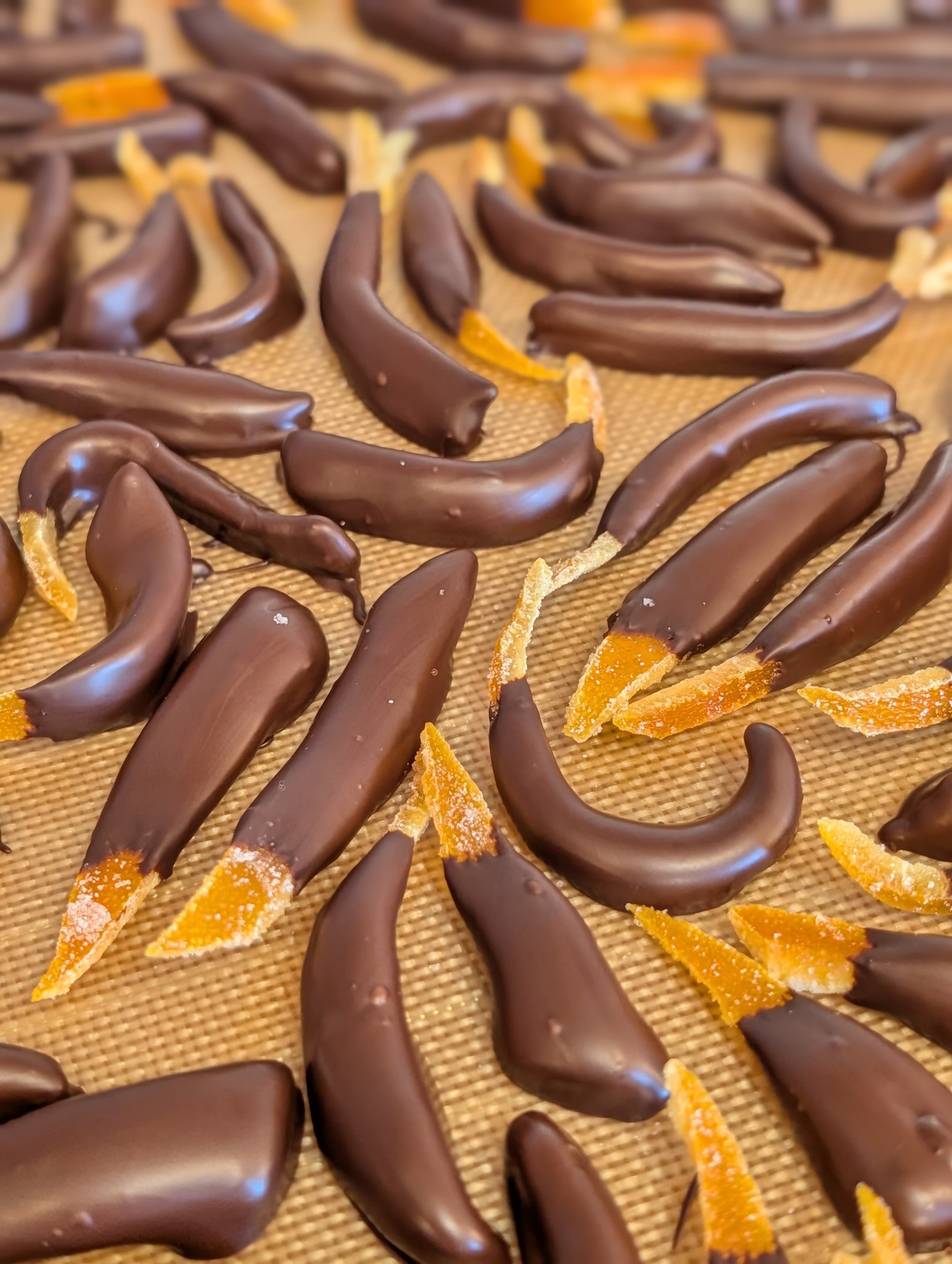 Chocolate Dipped Candied Peels