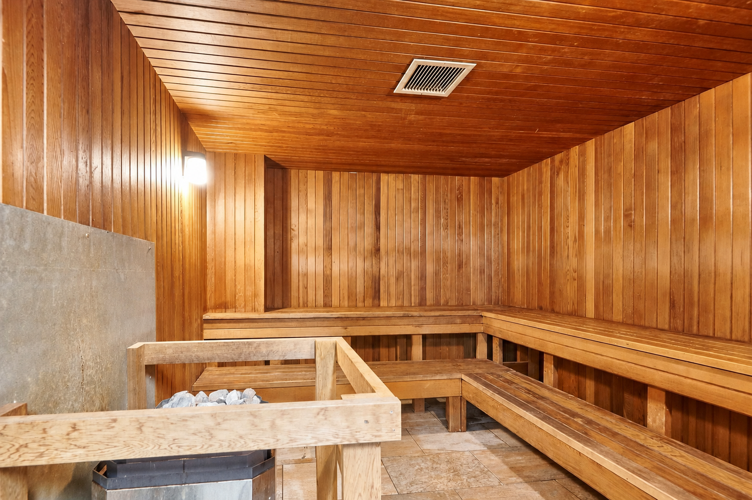 Warm Wooden Sauna Interior.png