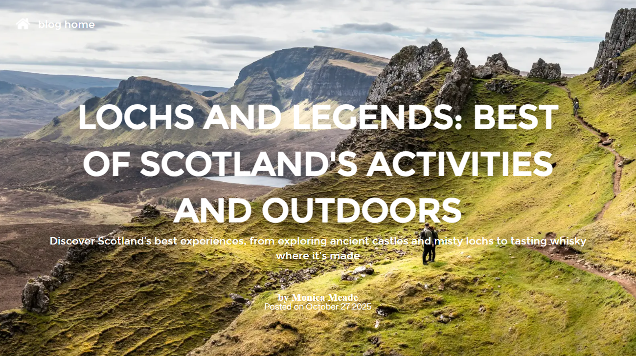 G Adventures: Scotland Adventures