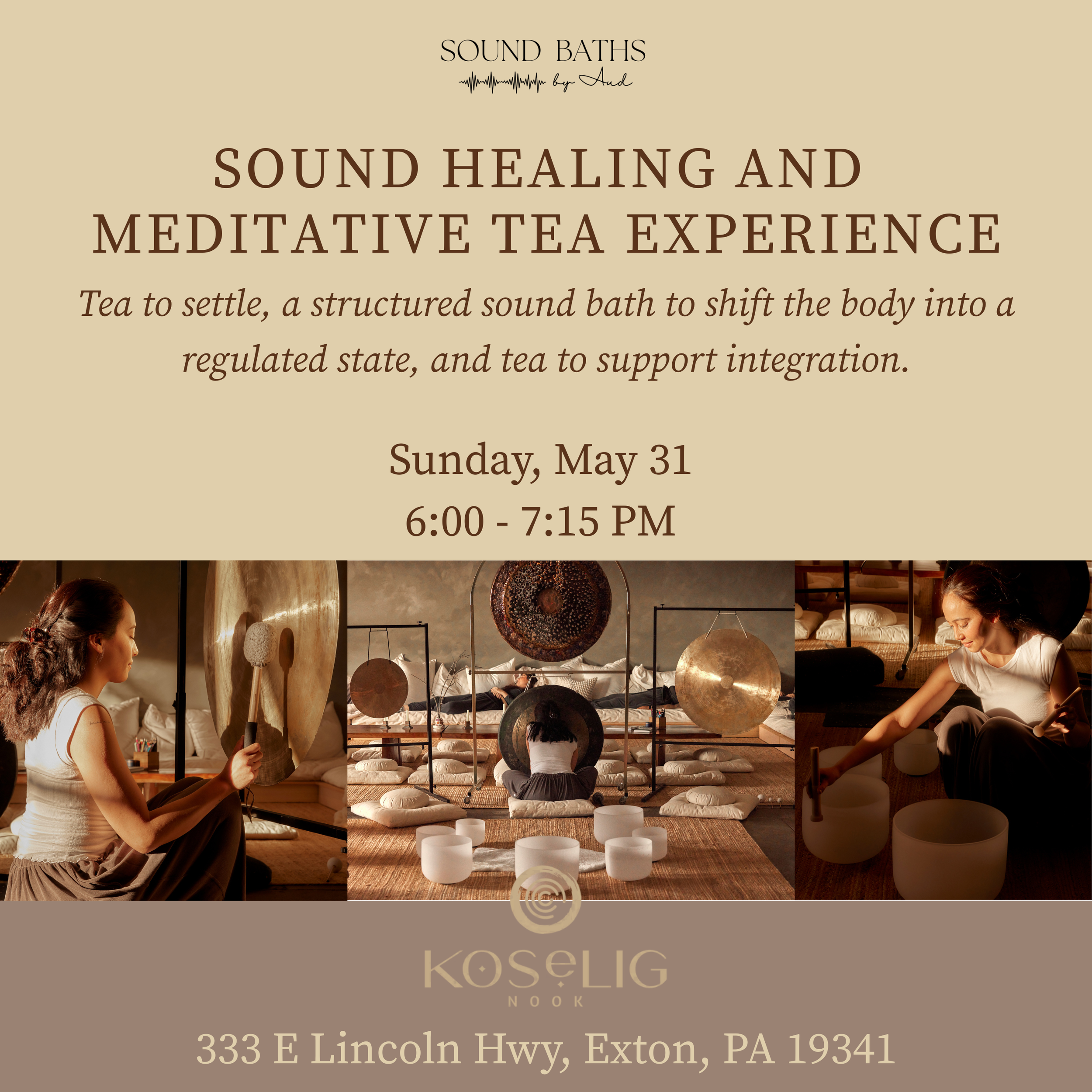Sound Healing and Meditative Tea Experience