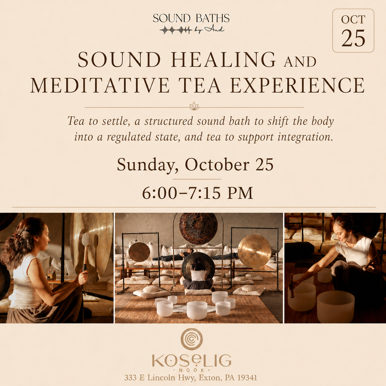 Sound Healing and Meditative Tea Experience
