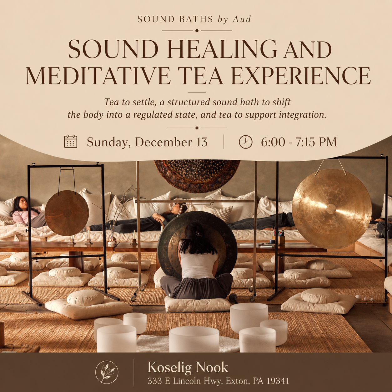Sound Healing and Meditative Tea Experience