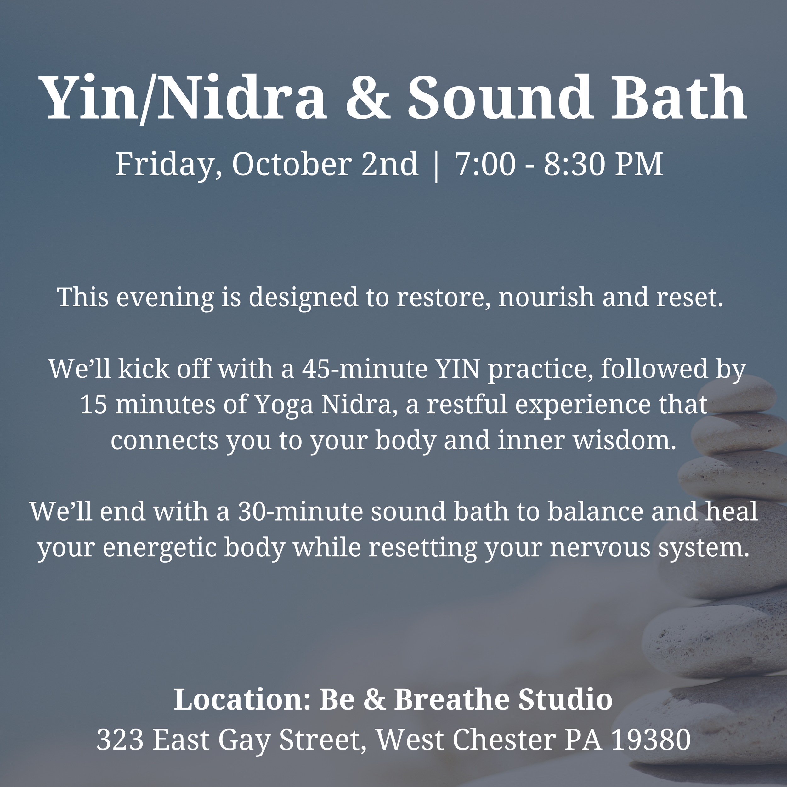 Yin/Nidra &amp; Sound Bath