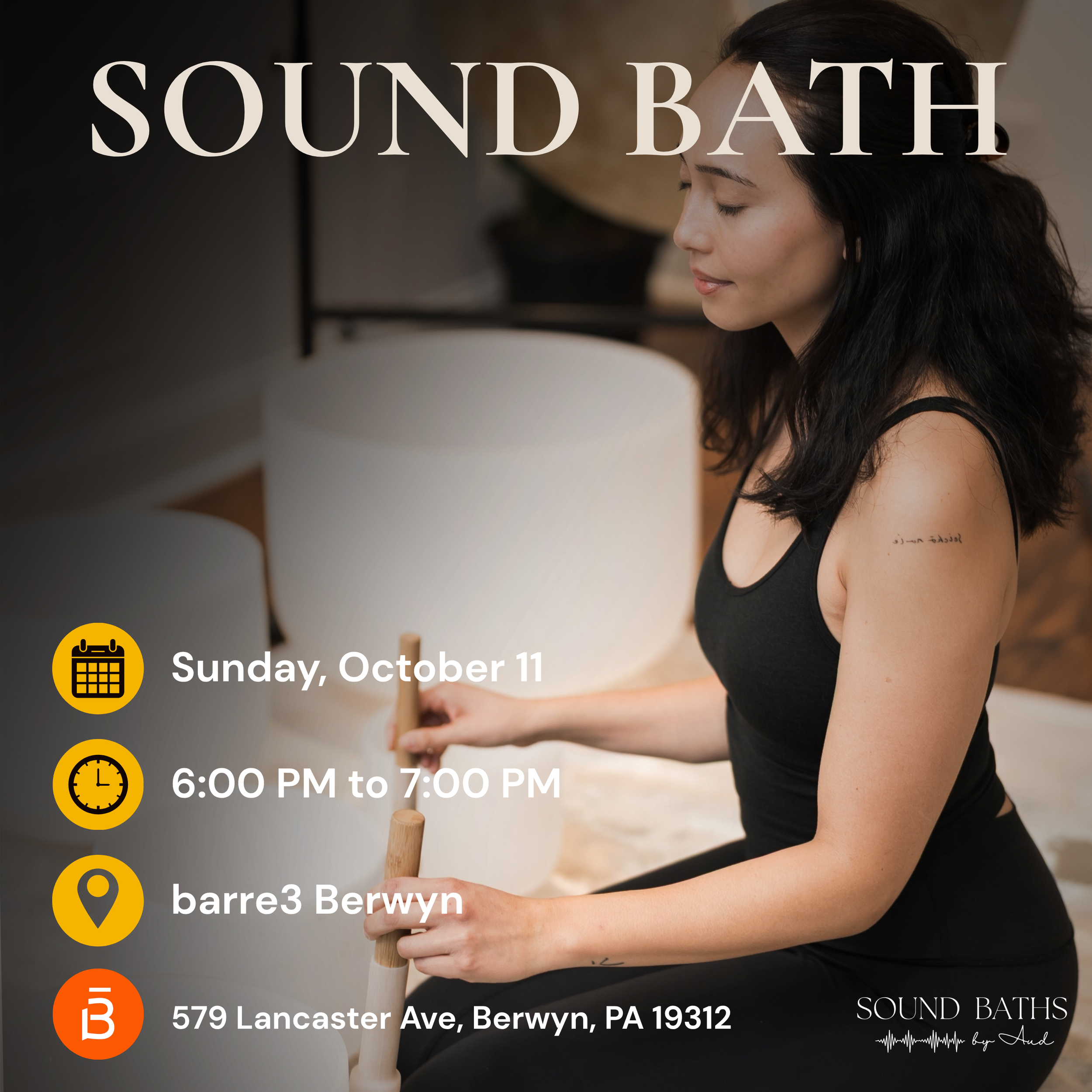 barre3 Berwyn Sound Bath