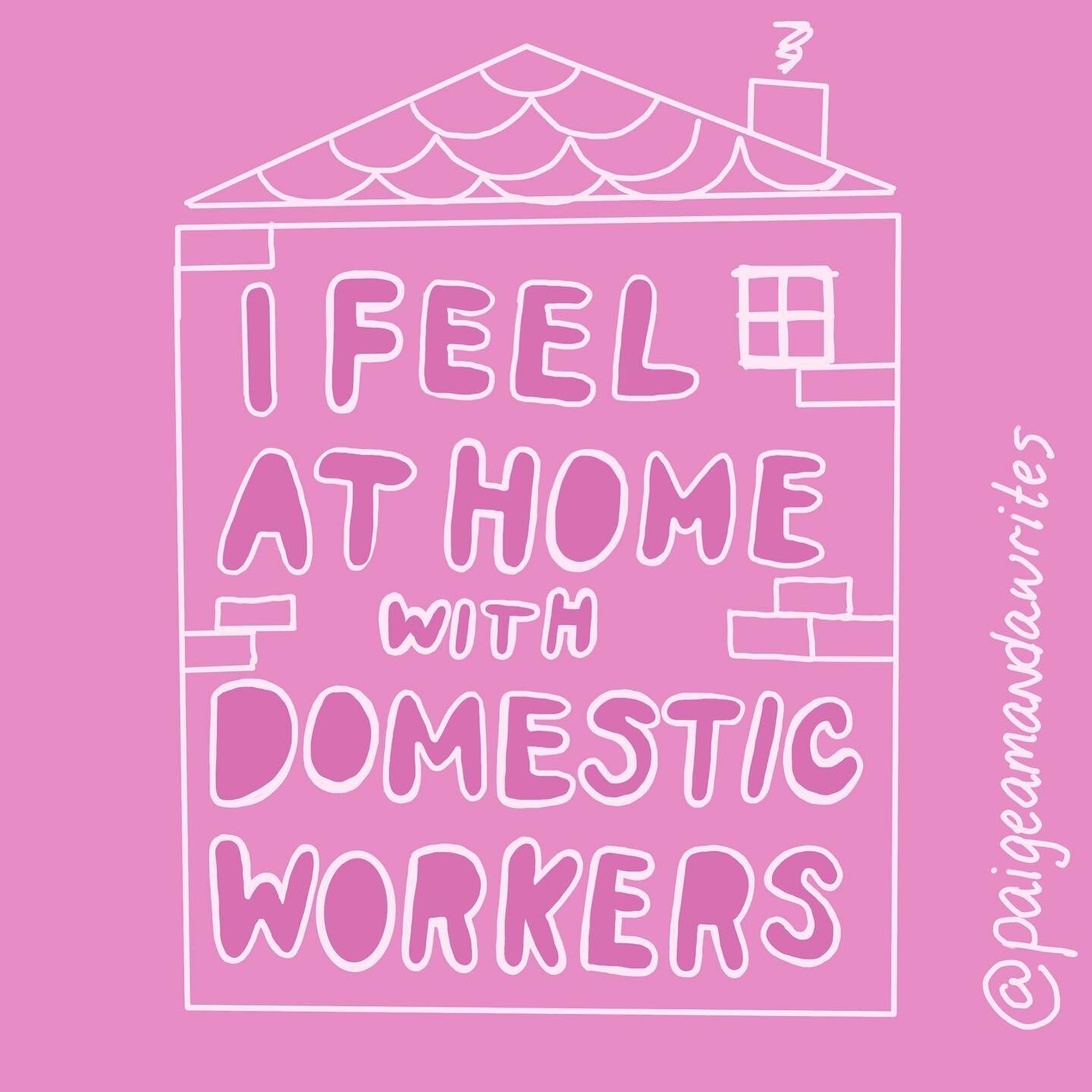 Briefly interrupting the pride content&hellip;

With some love for my fellow domestic workers past, present and future. I was contemplating my identity the other day because I thought it was about time for me to take the caretaking pun out of my pers