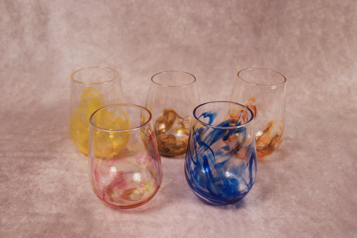 Stemless Wine Glasses — Snake Oil Glassworks