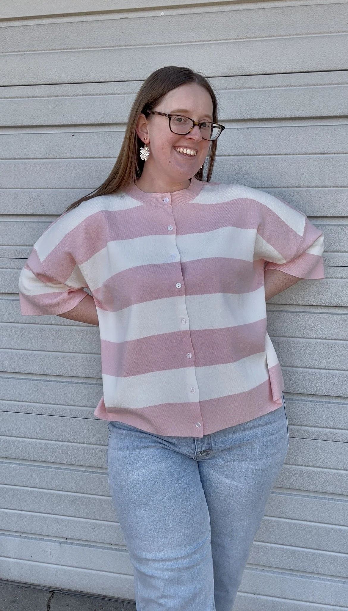 Sydney Button Up Sweater - Curvy
